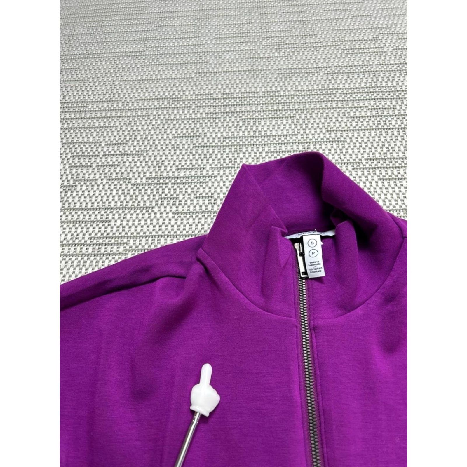 Spanx Spanx Jacket Womens Small Purple Running Full Zip Size S / US 4 / IT 40 - 5 Thumbnail