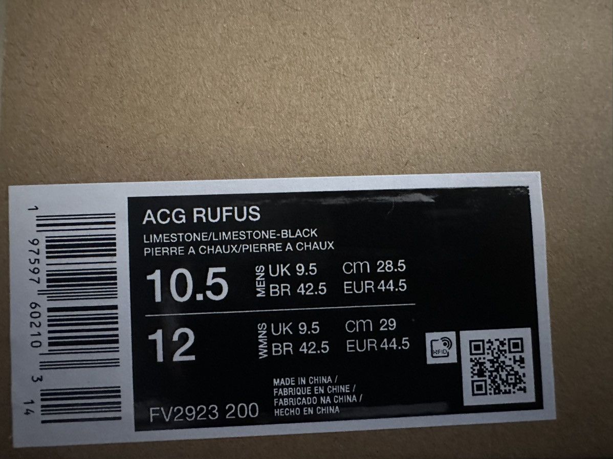 Nike Nike ACG RUFUS Size US 10.5 / EU 43-44 - 3 Thumbnail