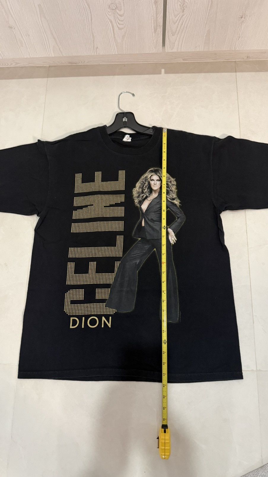 Band Tees 2008 Celine Dion - World Tee Size Large, Size L, Anvil Tag Size US L / EU 52-54 / 3 - 7 Thumbnail