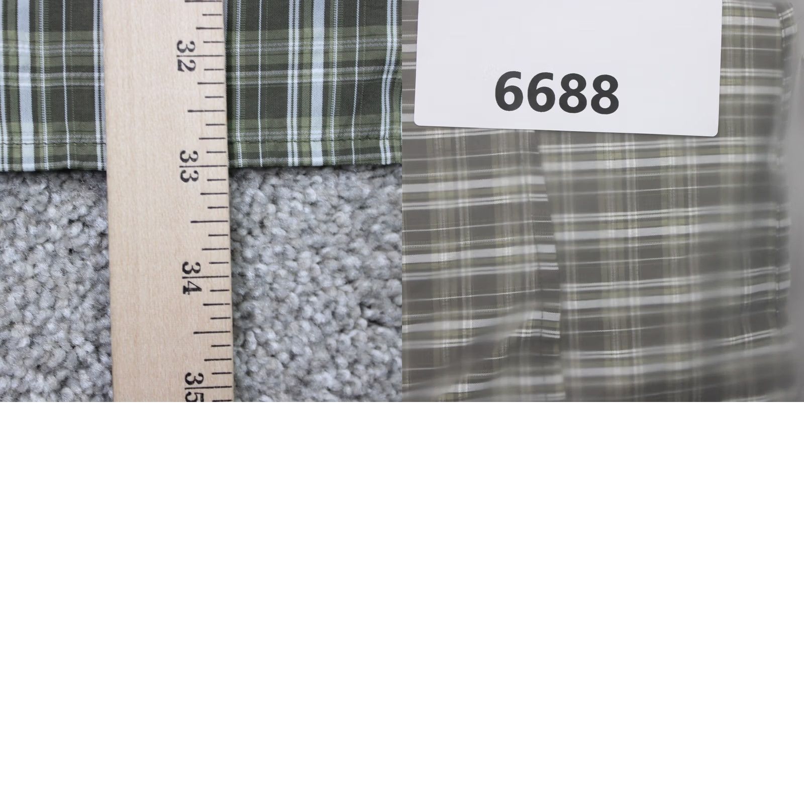 Vintage Koppen Shirt Mens 2XL Green No Fly Zone Repellent Vented Roll Tab Seersucker L/S Shirt Mens 2XL Green Plaid Button-Up Casual Outdoor Size US XXL / EU 58 / 5 - 9 Thumbnail