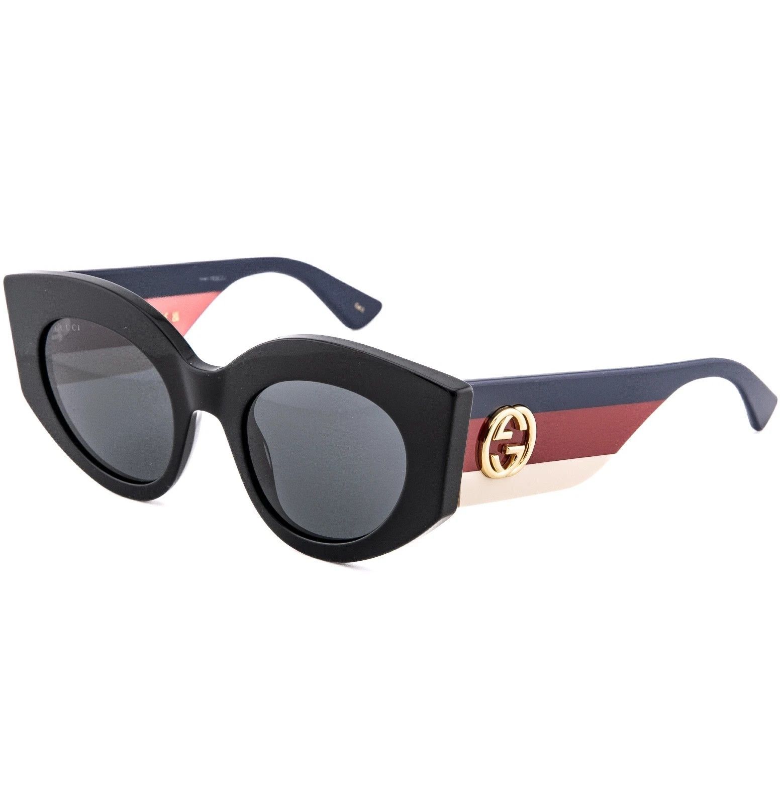 Gucci GUCCI Gg0275S 0275 Black Blue Red Classic Sunglasses 001 Size ONE SIZE - 4 Thumbnail