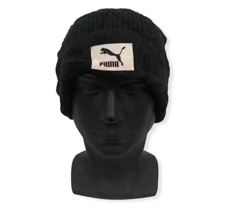 image of Hats x Puma Vintage Puma Big Logo Beanie Hat, Men's