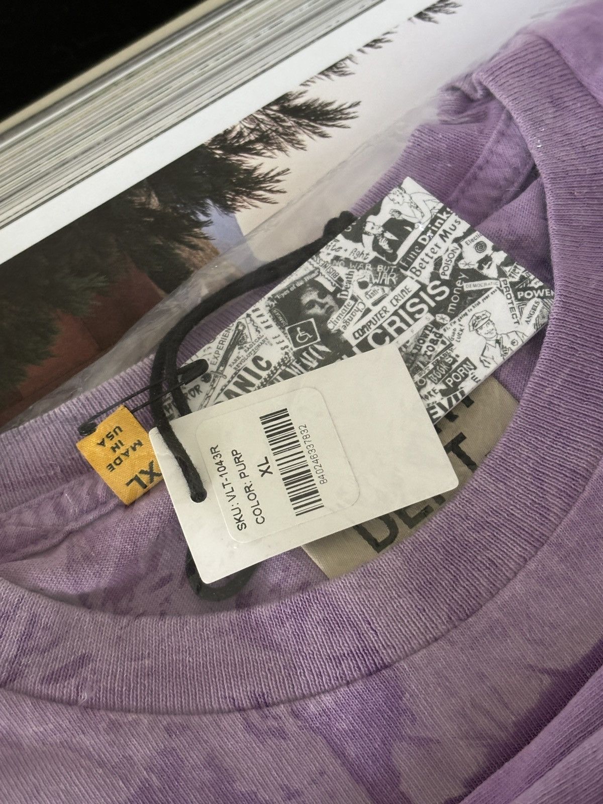 Gallery Dept. GALLERY DEPT - FADED PURPLE LOGO TEE Size US XXL / EU 58 / 5 - 12 Thumbnail