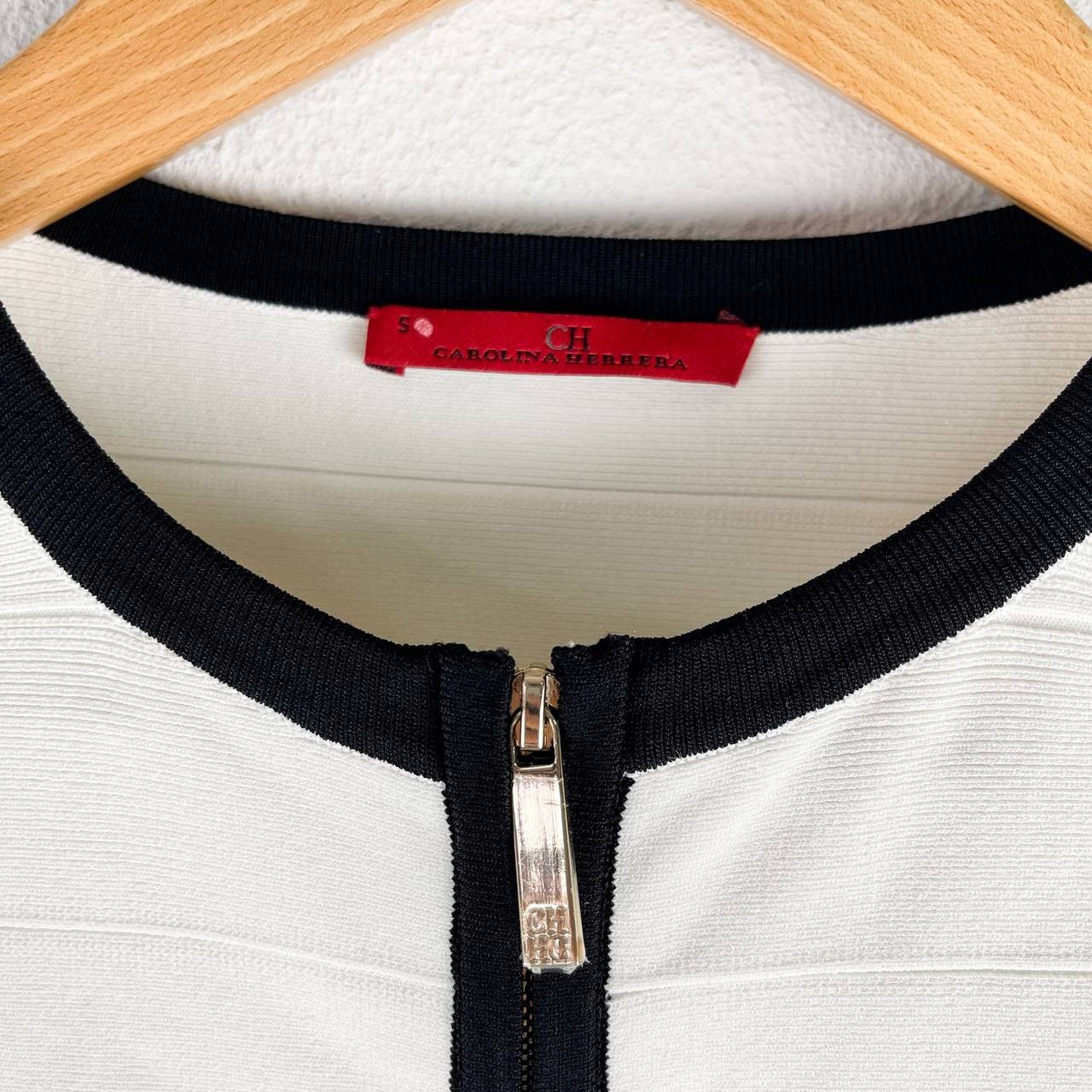 Carolina Herrera Carolina Herrera Zip Up Blazer Jacket Size S / US 4 / IT 40 - 4 Thumbnail
