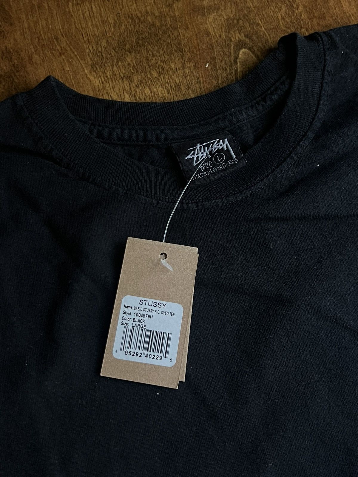 Stussy × Vintage Stussy Black Basic Logo T-Shirt Size US L / EU 52-54 / 3 - 3 Thumbnail