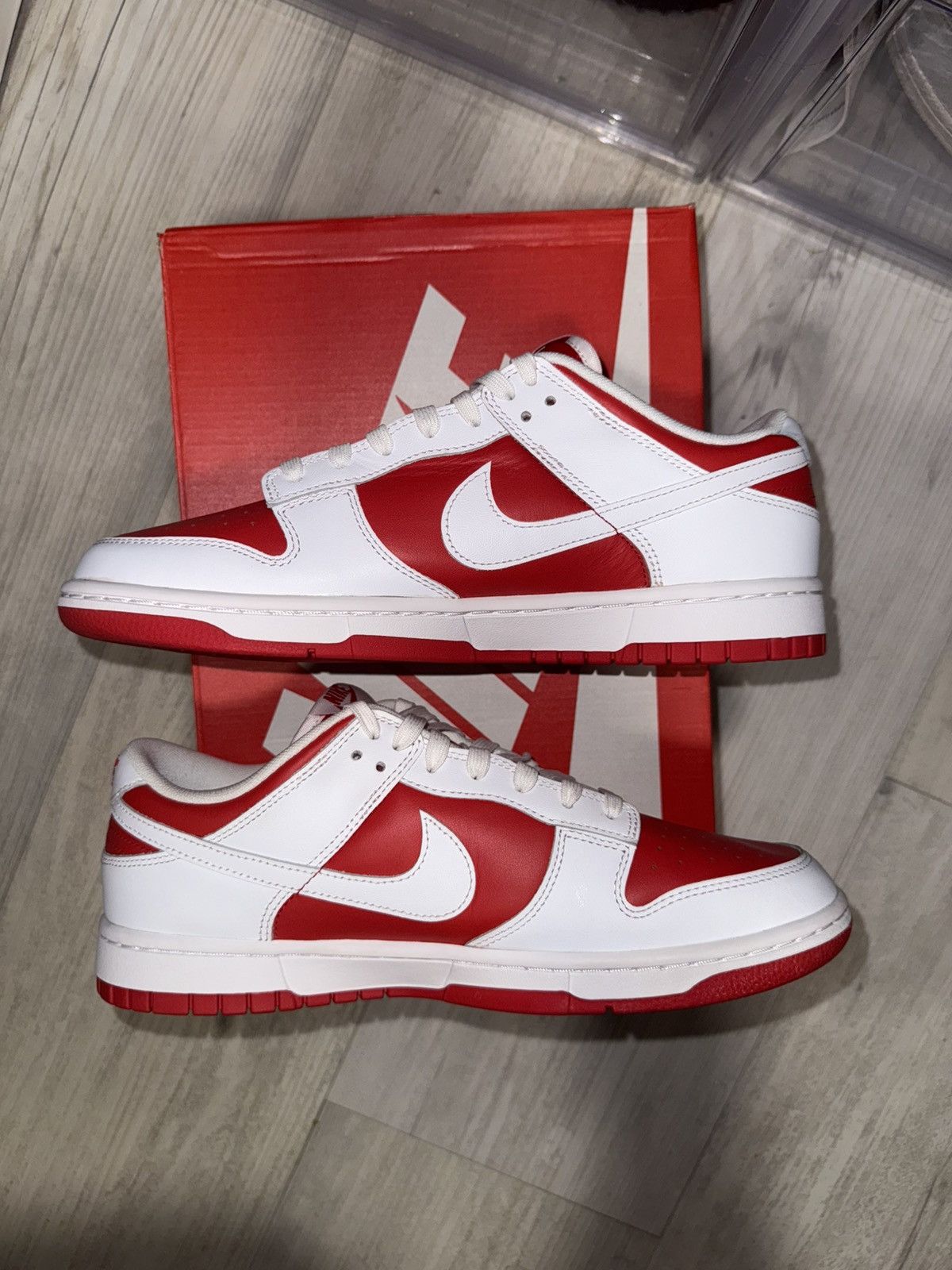 Nike Nike Dunk Low Championship Red Size US 9.5 / EU 42-43 - 3 Thumbnail