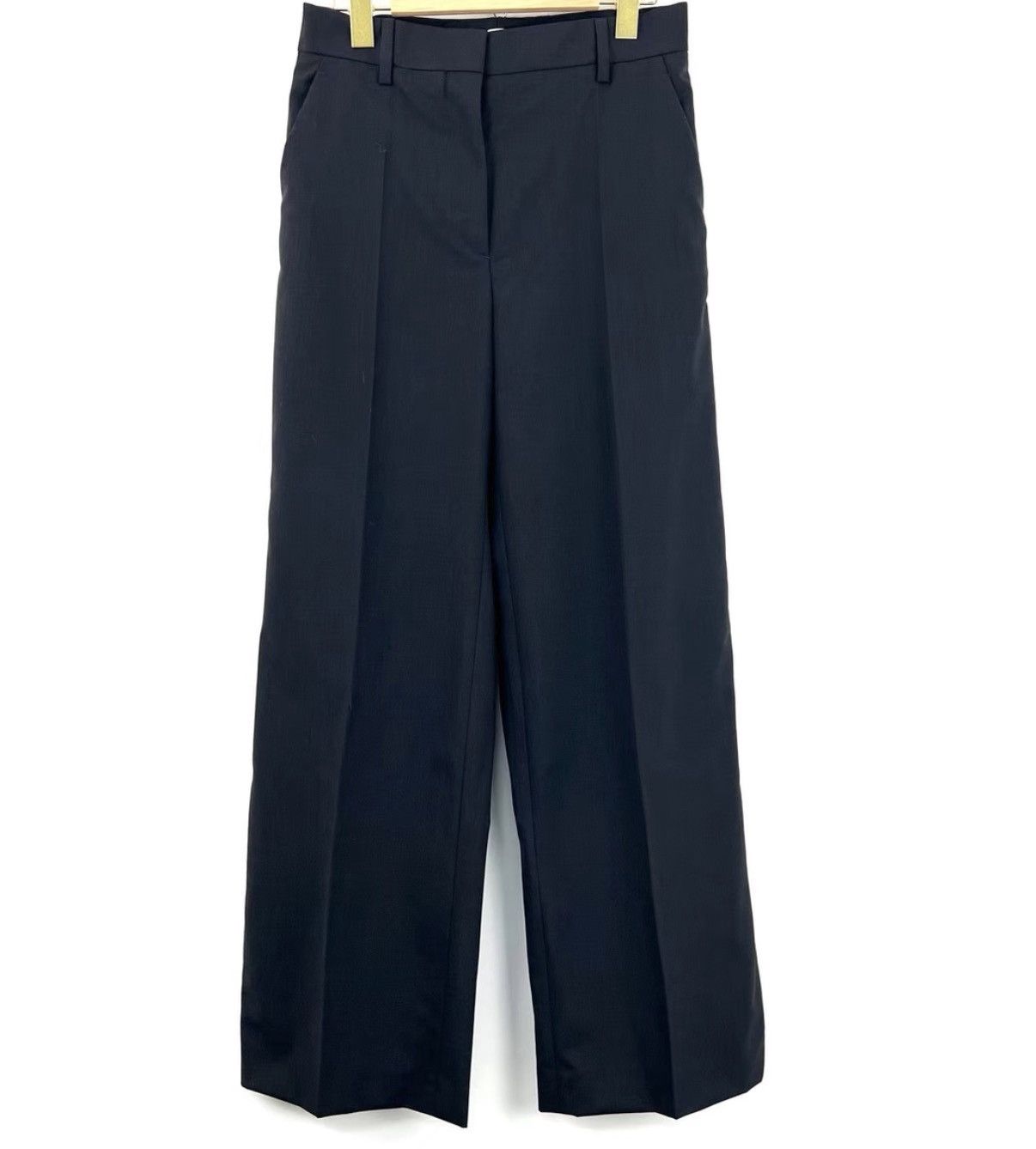Prada Prada Black Wool Suit Trousers K12 Size 26" / US 2 / IT 38 - 1 Thumbnail