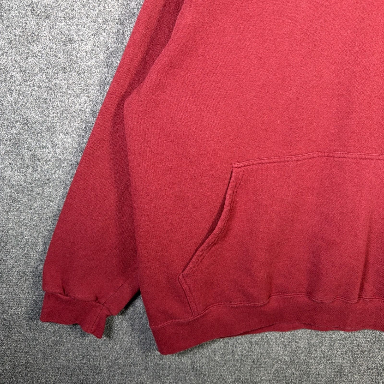 Nike Vintage Nike Center Swoosh Hoodie Red Mens XL 90s Y2K Baggy Size US XL / EU 56 / 4 - 4 Thumbnail