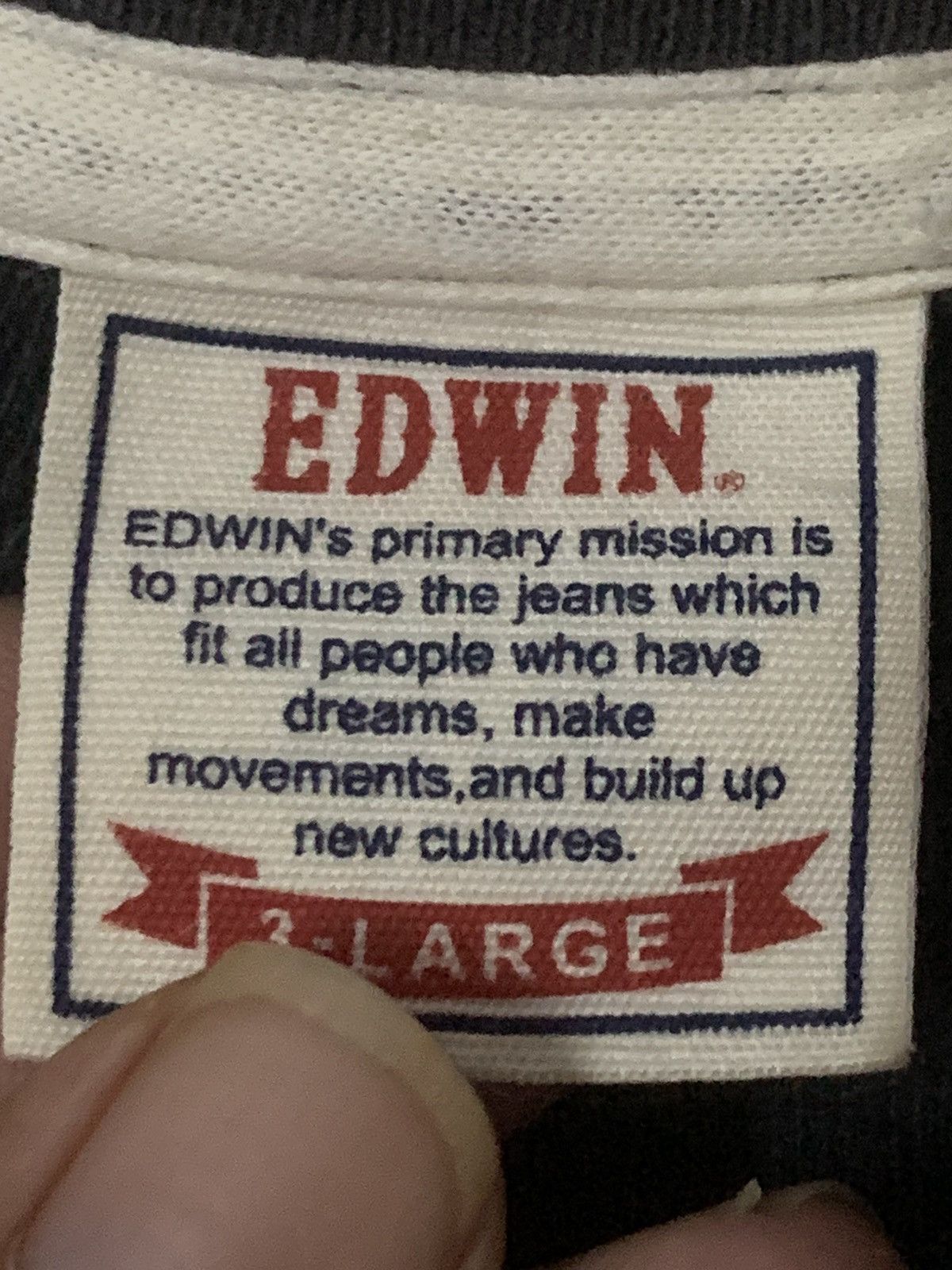 Edwin × Japanese Brand × Vintage Edw-503 Tee Size US XXL / EU 58 / 5 - 4 Thumbnail