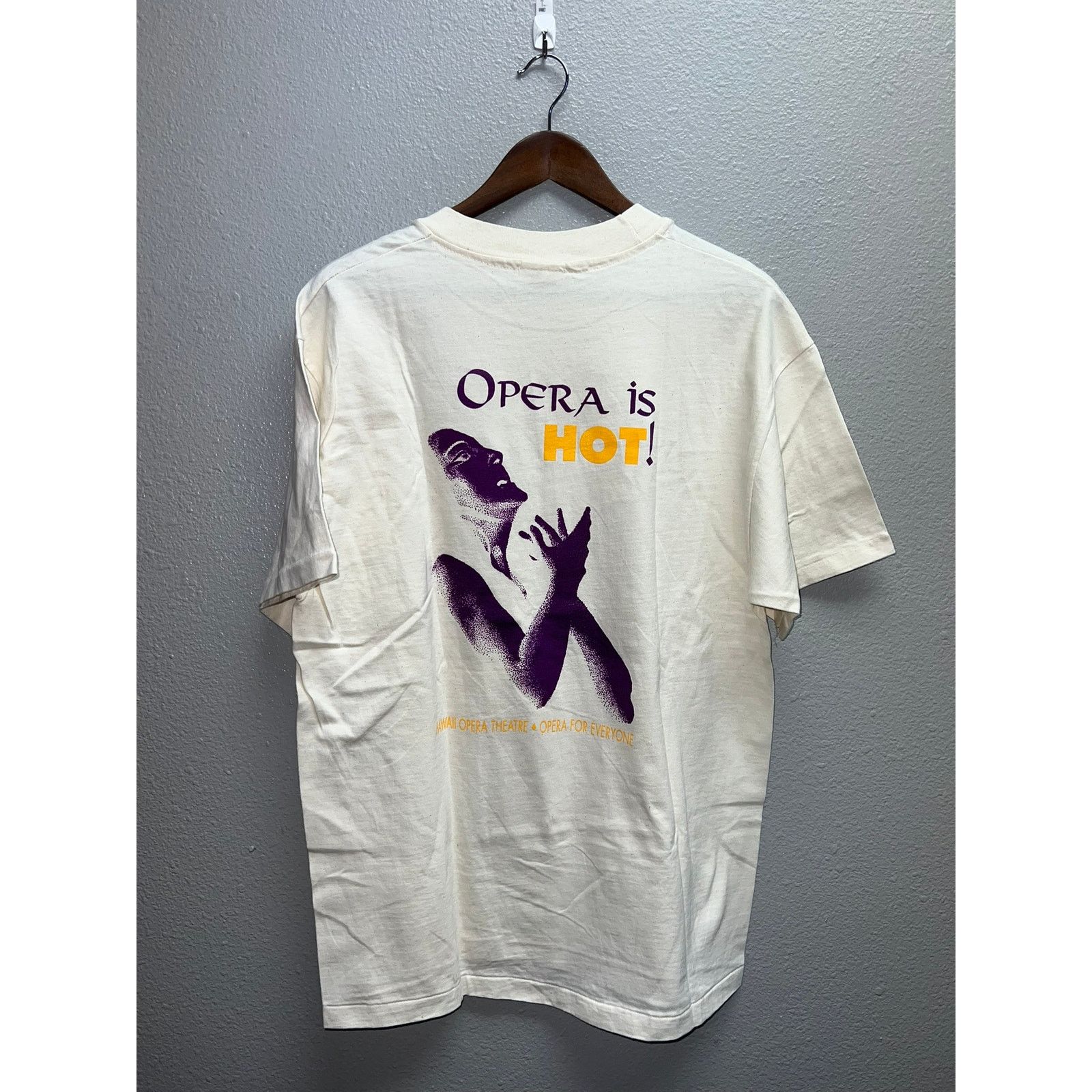 Hanes Vintage Hawaii Shirt Opera Theatre Guild Hawaiian Tee 90s L Size US L / EU 52-54 / 3 - 1 Thumbnail