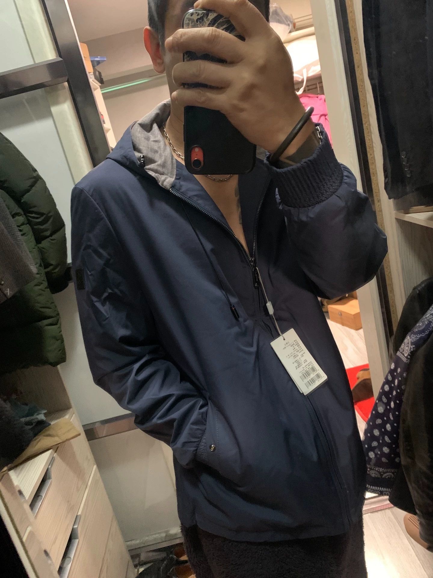 S.T. Dupont S.T.Dupont hooded coat xl M-L small runs commuter Size US L / EU 52-54 / 3 - 9 Thumbnail