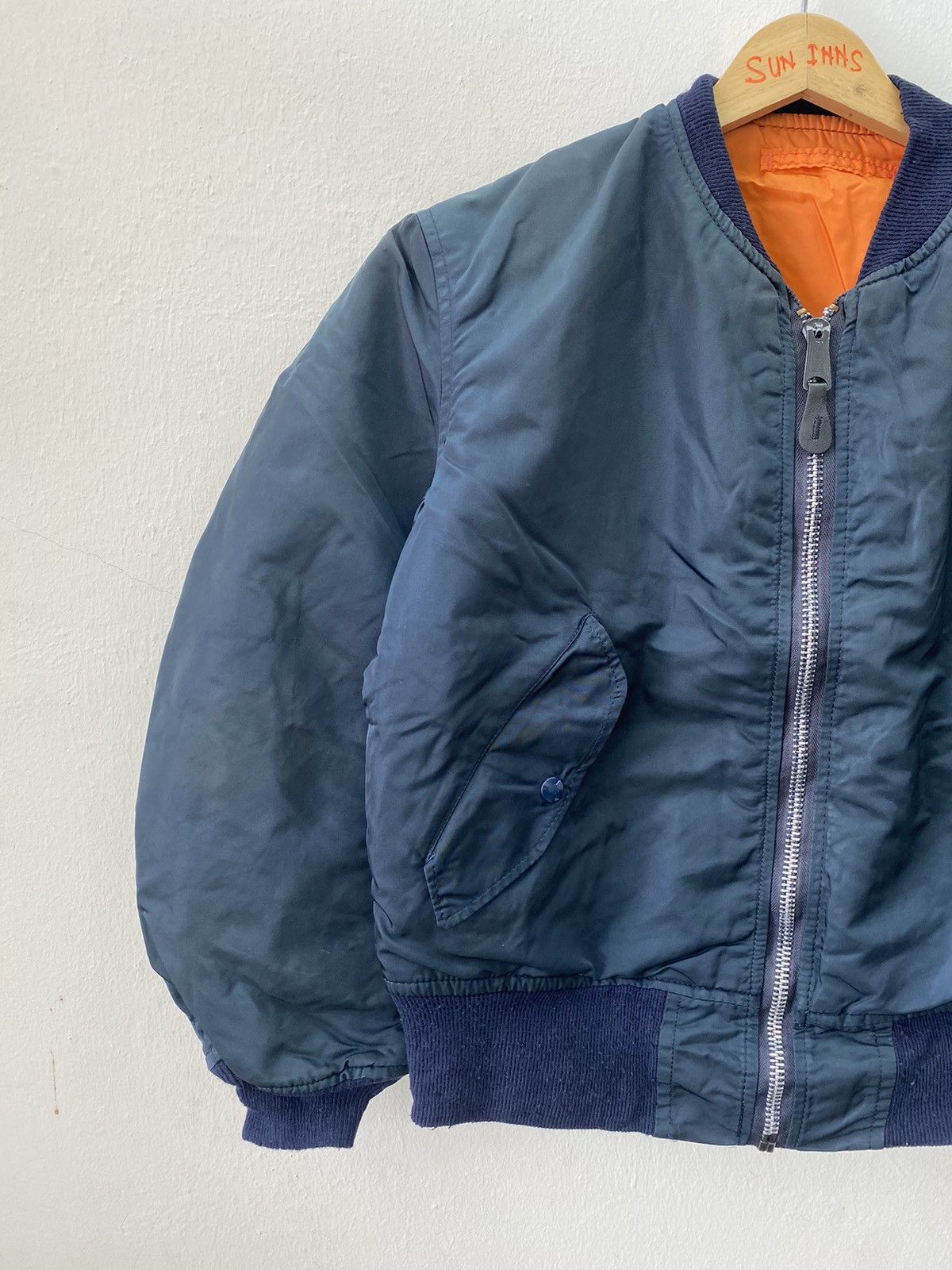 Alpha Industries Alpha Industries MA-1 Flight Jacket Navy Bomber 90s Size US S / EU 44-46 / 1 - 5 Thumbnail