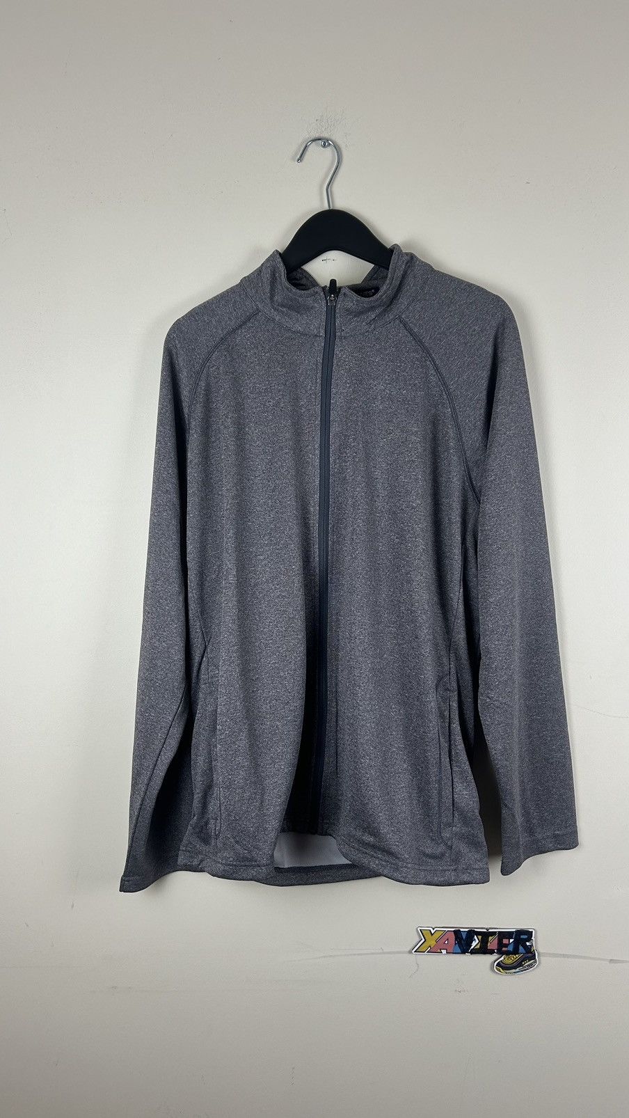 Vintage Soft Shell Jacket X-Large Women Charcoal Size XL / US 12-14 / IT 48-50 - 1 Thumbnail