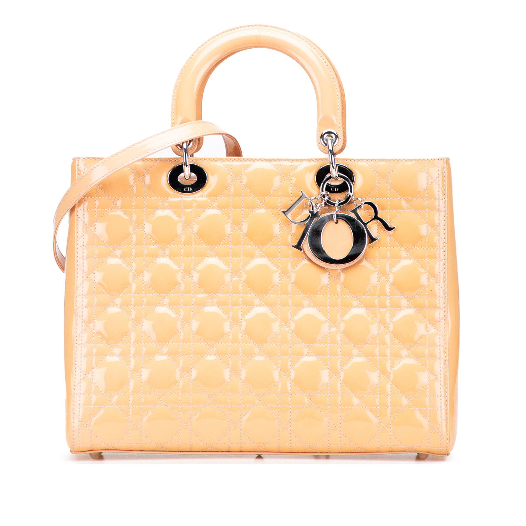 Dior Dior Large Patent Cannage Lady Dior Size ONE SIZE - 1 Thumbnail