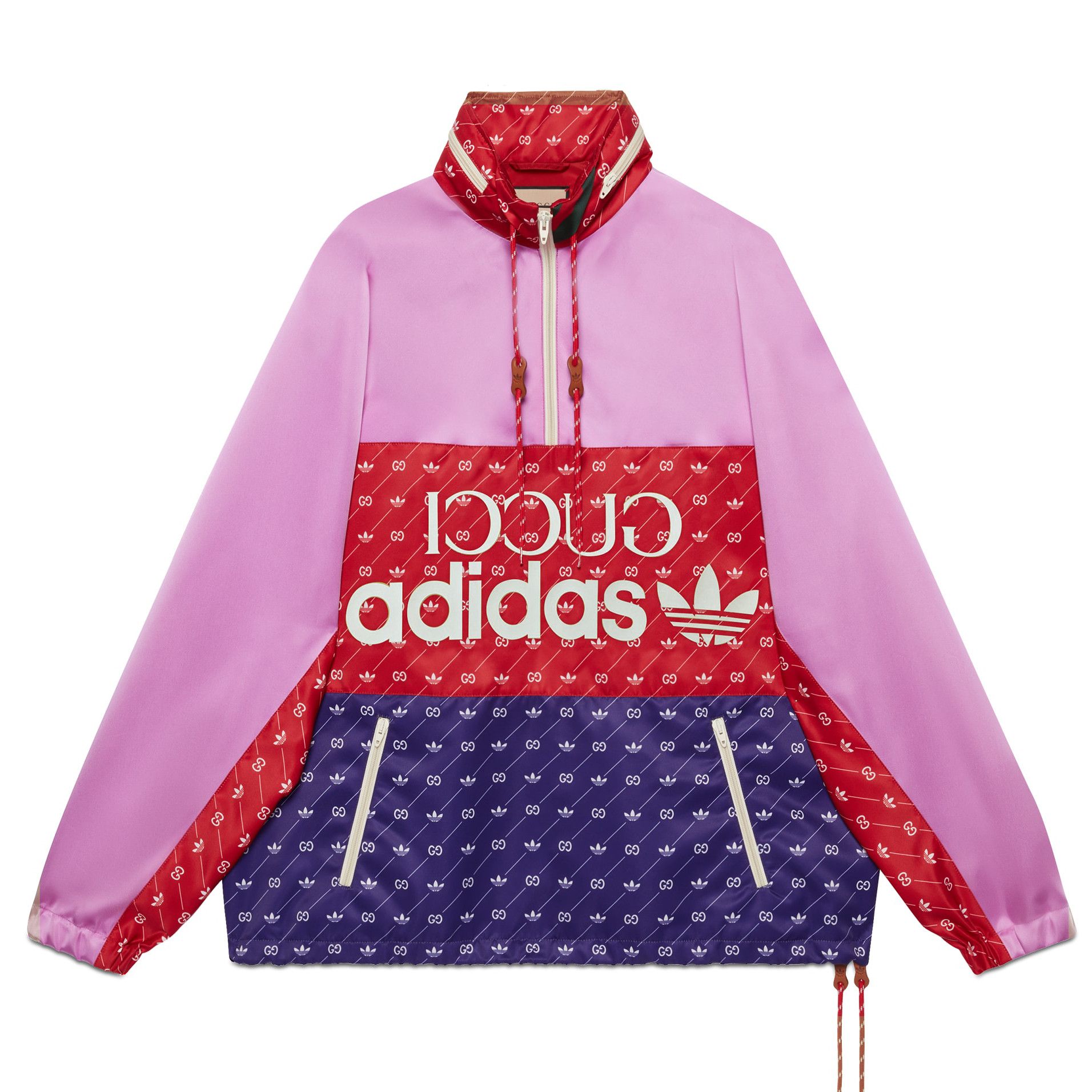 Adidas × Gucci Gucci x adidas Trefoil Print Jacket | Grailed