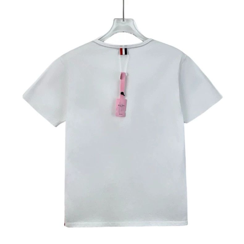 Thom Browne Thom Browne size0 White satin colored striped cotton round Size US XS / EU 42 / 0 - 2 Thumbnail