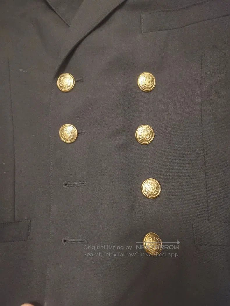 Saint Laurent Paris Saint Laurent Double-Breasted Military Jacket. Size US S / EU 44-46 / 1 - 5 Thumbnail