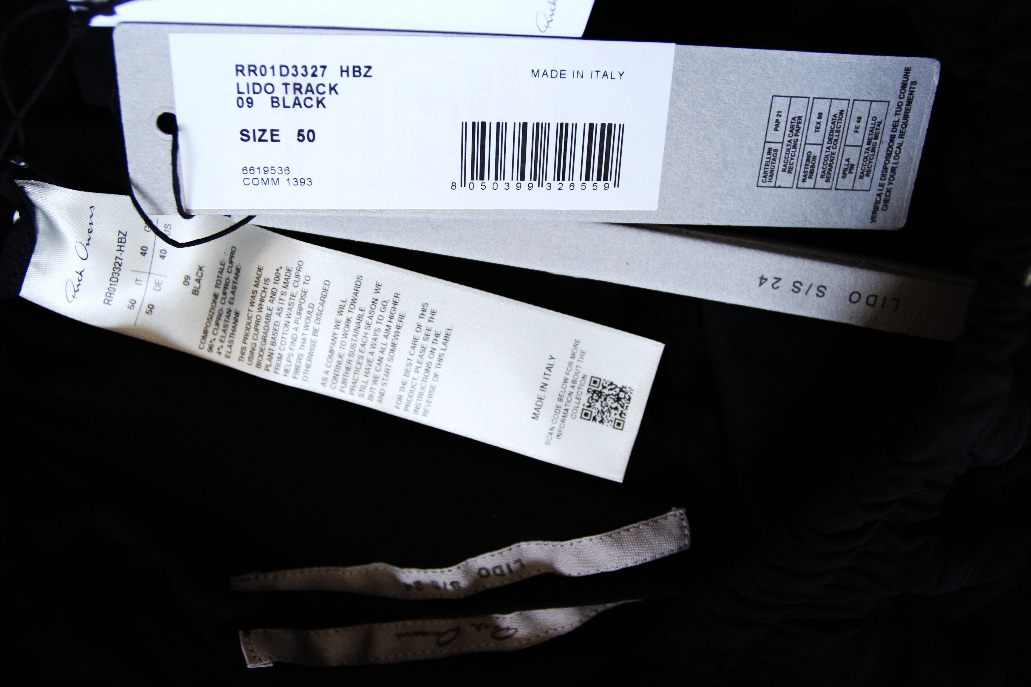 Rick Owens BNWT SS24 RICK OWENS "LIDO" LIDO TRACK PANTS 50 Size US 34 / EU 50 - 8 Thumbnail
