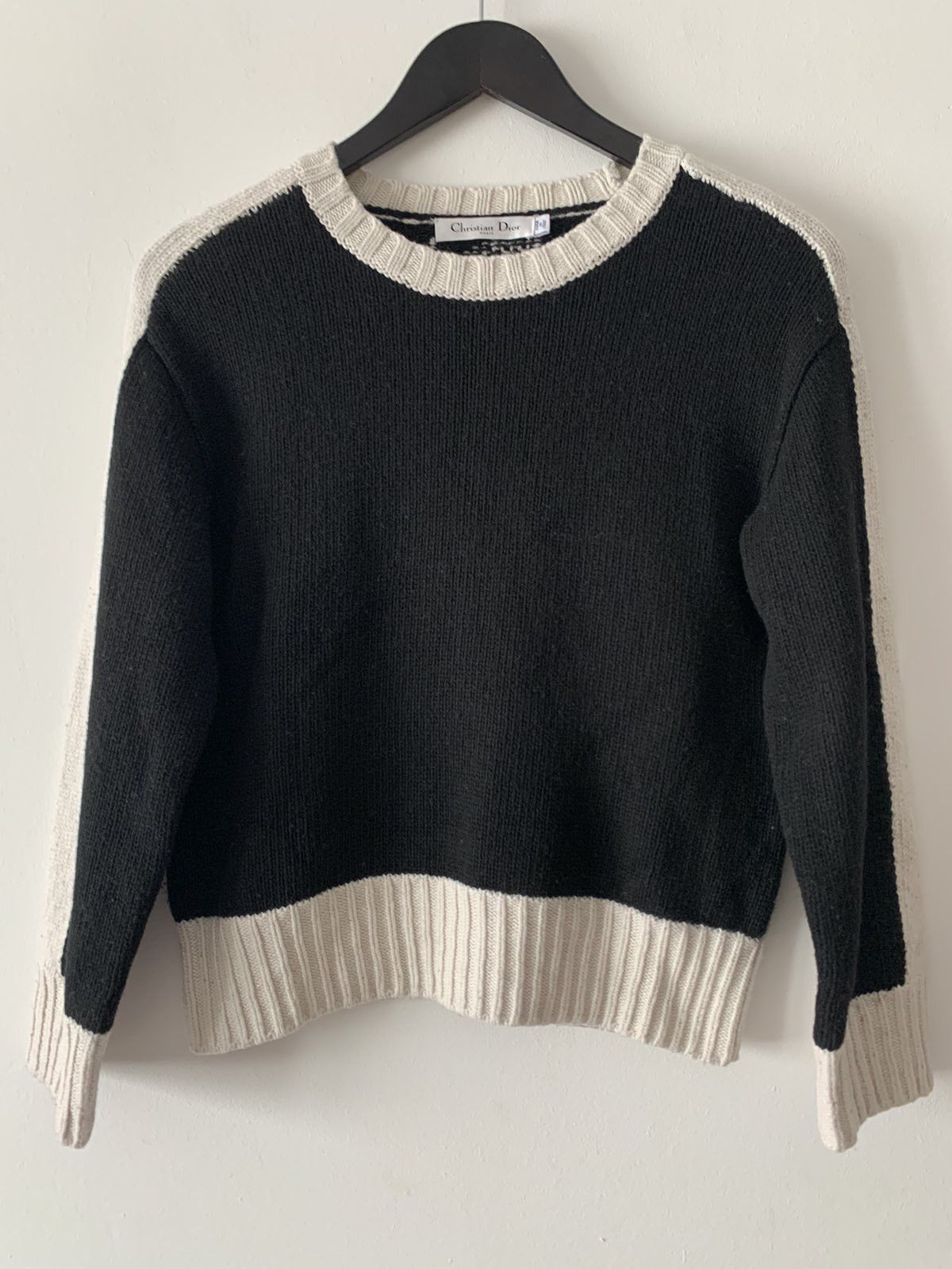 Dior 🔥 Vintage Christian Dior Wool Pullover Size S / US 4 / IT 40 - 2 Thumbnail