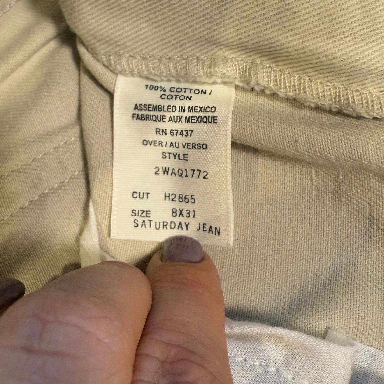 Polo Ralph Lauren Ralph Lauren Polo Saturday Jean 8x31 khaki Size 30" / US 8 / IT 44 - 3 Thumbnail