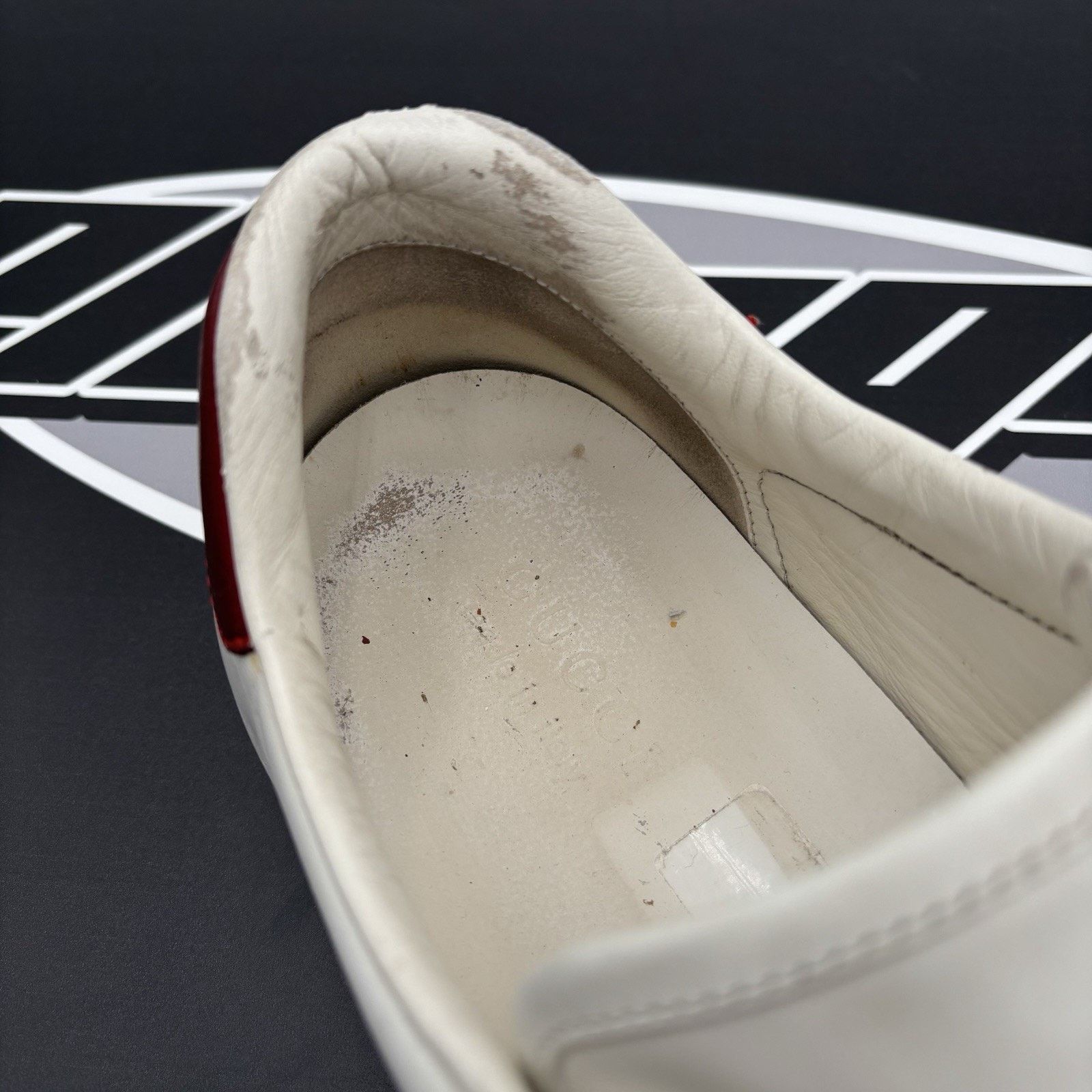 Gucci Size 9 G (9.5 US) - Gucci Ace Leather With Strap ' White ' Size US 9.5 / EU 42-43 - 7 Thumbnail