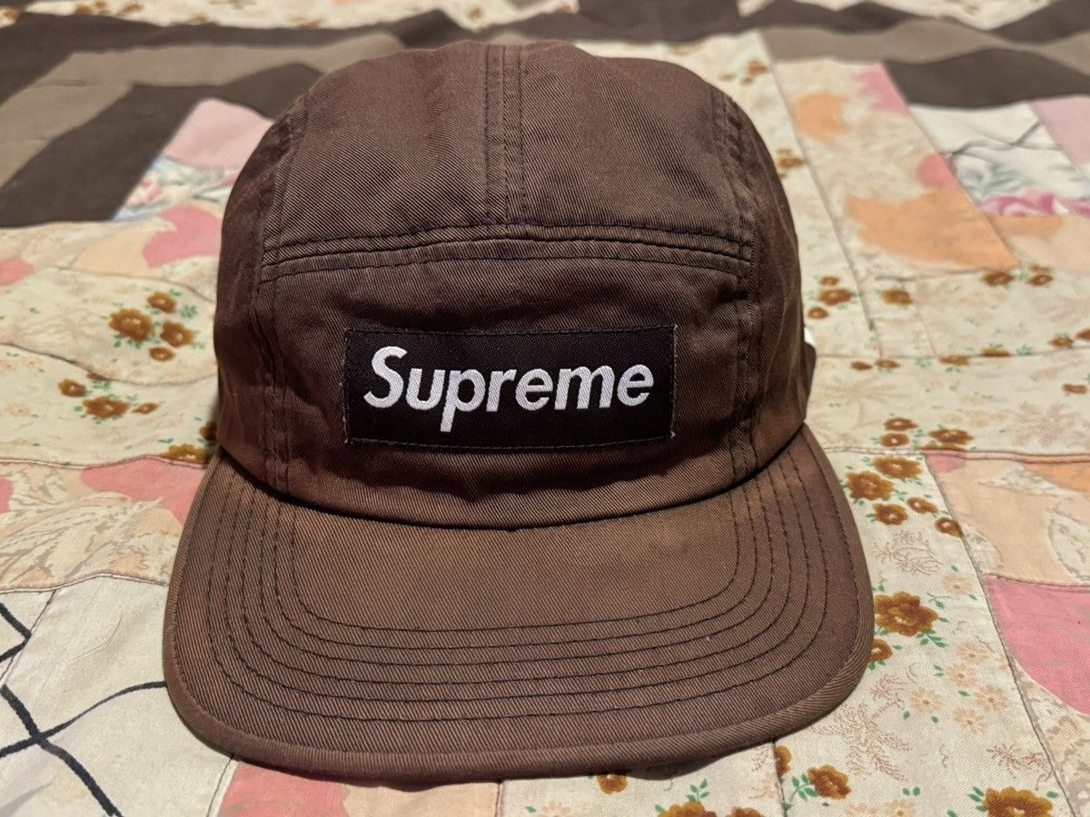 Supreme visvim ブラウンキャップ Supreme × Visvim Supreme Visvim Brown 5-Panel Camp Cap | Grailed