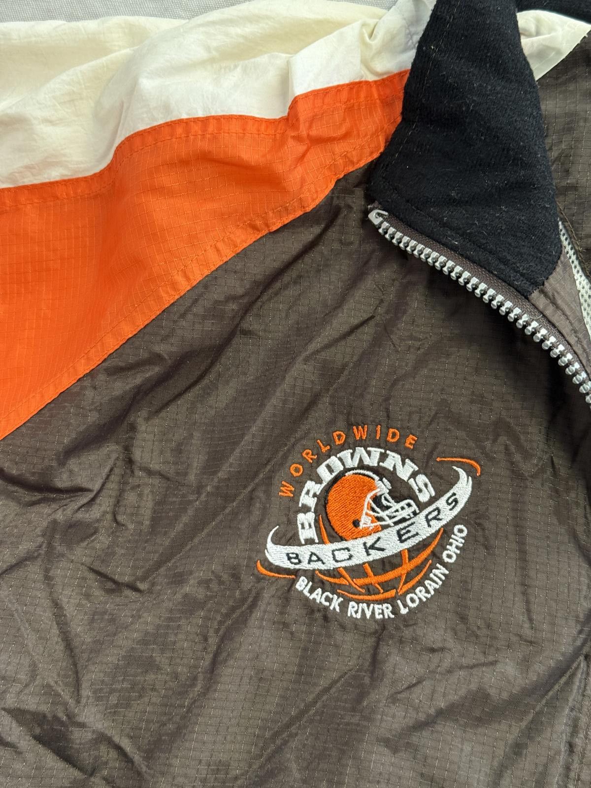 Starter Starter Cleveland Browns Jacket Worldwide Backers Zip Up 3XL Size US XXL / EU 58 / 5 - 5 Thumbnail