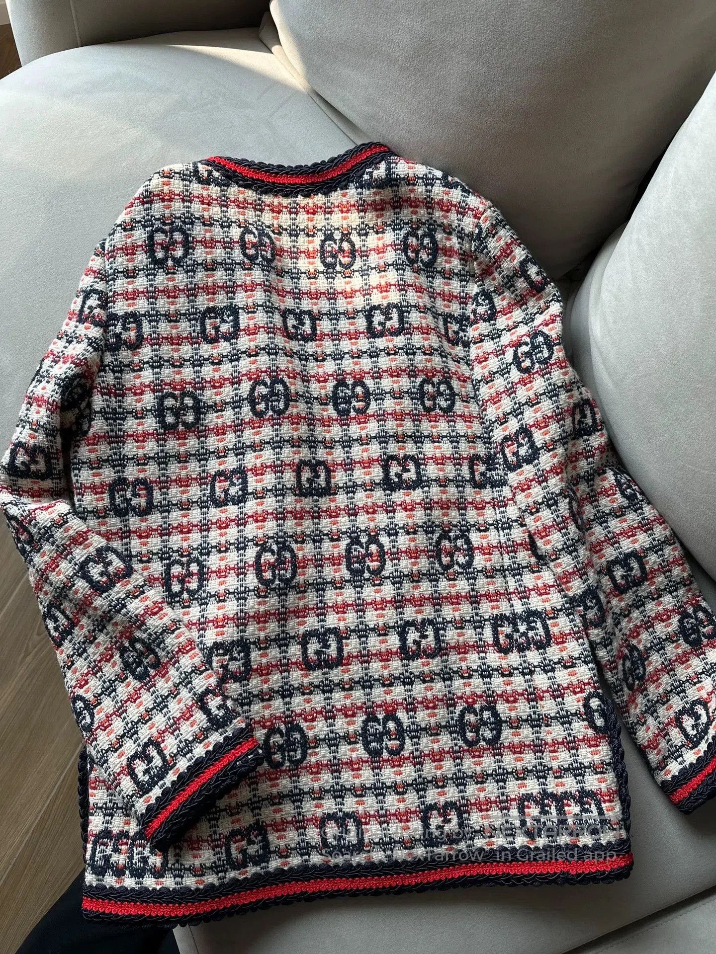 Gucci Gucci Monogram Wool Blend Coat. Size S / US 4 / IT 40 - 8 Thumbnail