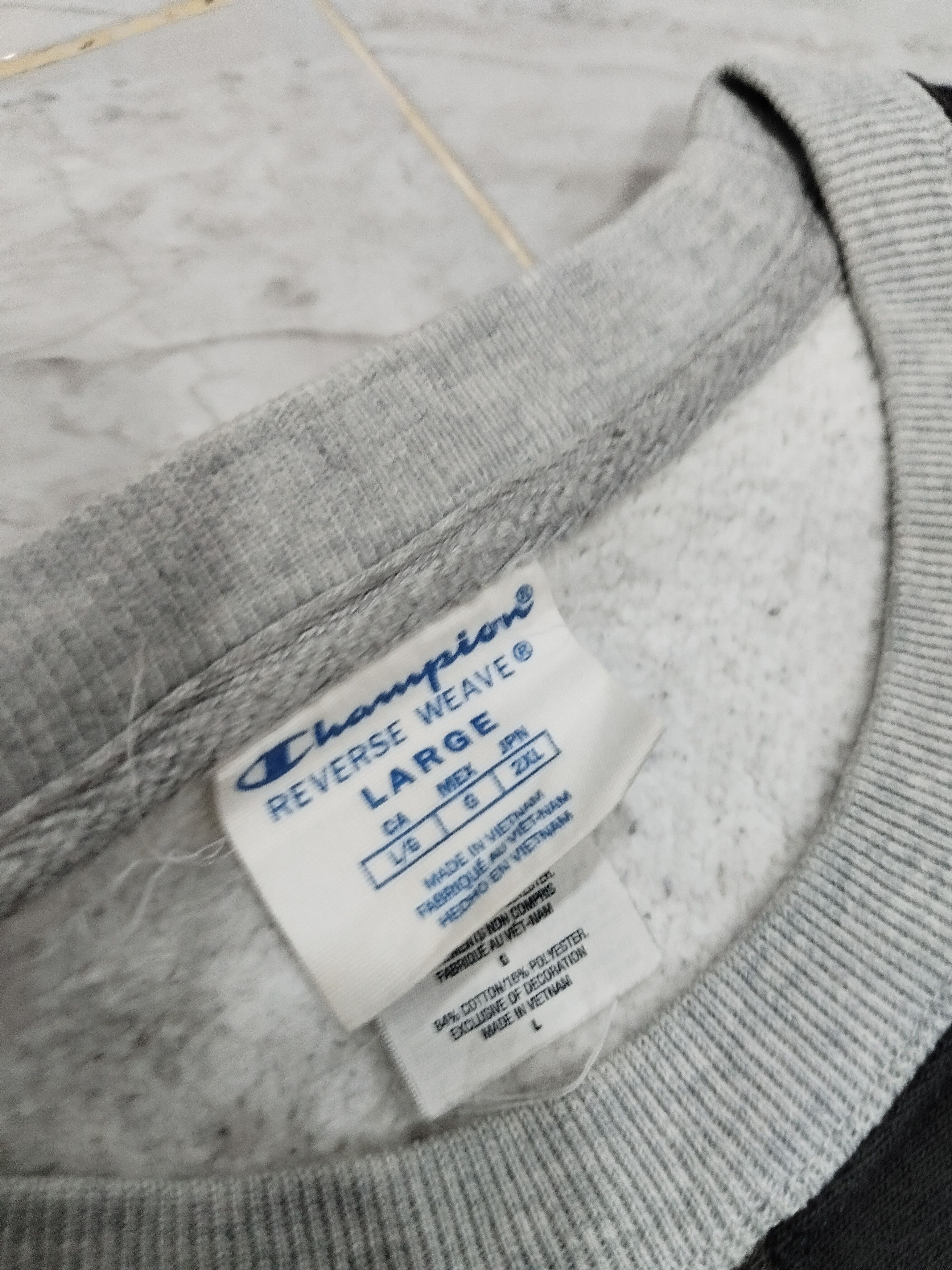 Champion × Vintage Vintage Y2K Champion Multicolour Sweatshirt Size US L / EU 52-54 / 3 - 4 Thumbnail