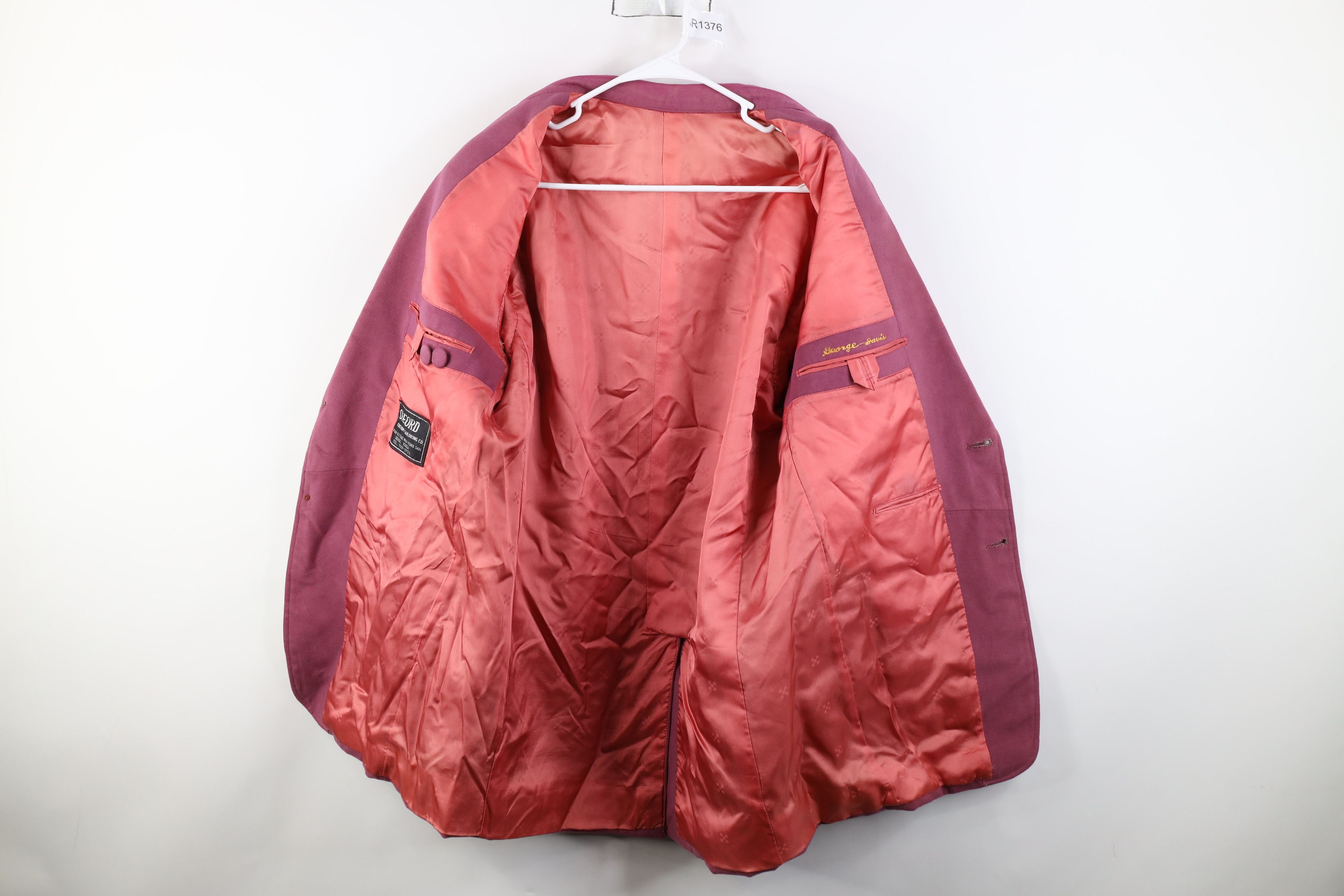 Vintage Vintage 70s Streetwear Chamois Cloth Suit Coat Blazer Jacket Size US XXL / EU 58 / 5 - 9 Thumbnail