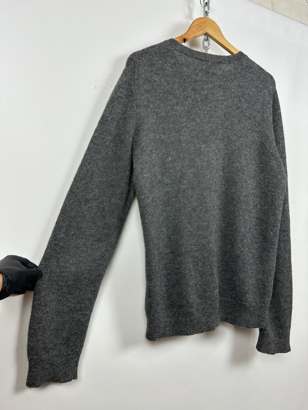 Prada Prada Gray Alpaca Wool Sweater Size US L / EU 52-54 / 3 - 19 Thumbnail