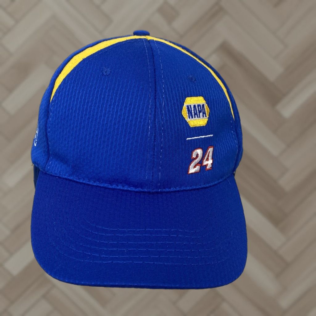 NASCAR NAPA Racing Hat Nascar #24 Chase Elliot Blue Hendrick Baseball Cap /H113 | Men | Adjustable | Blue | Baseball Cap | Racing | Case Elliott Size ONE SIZE - 1 Thumbnail