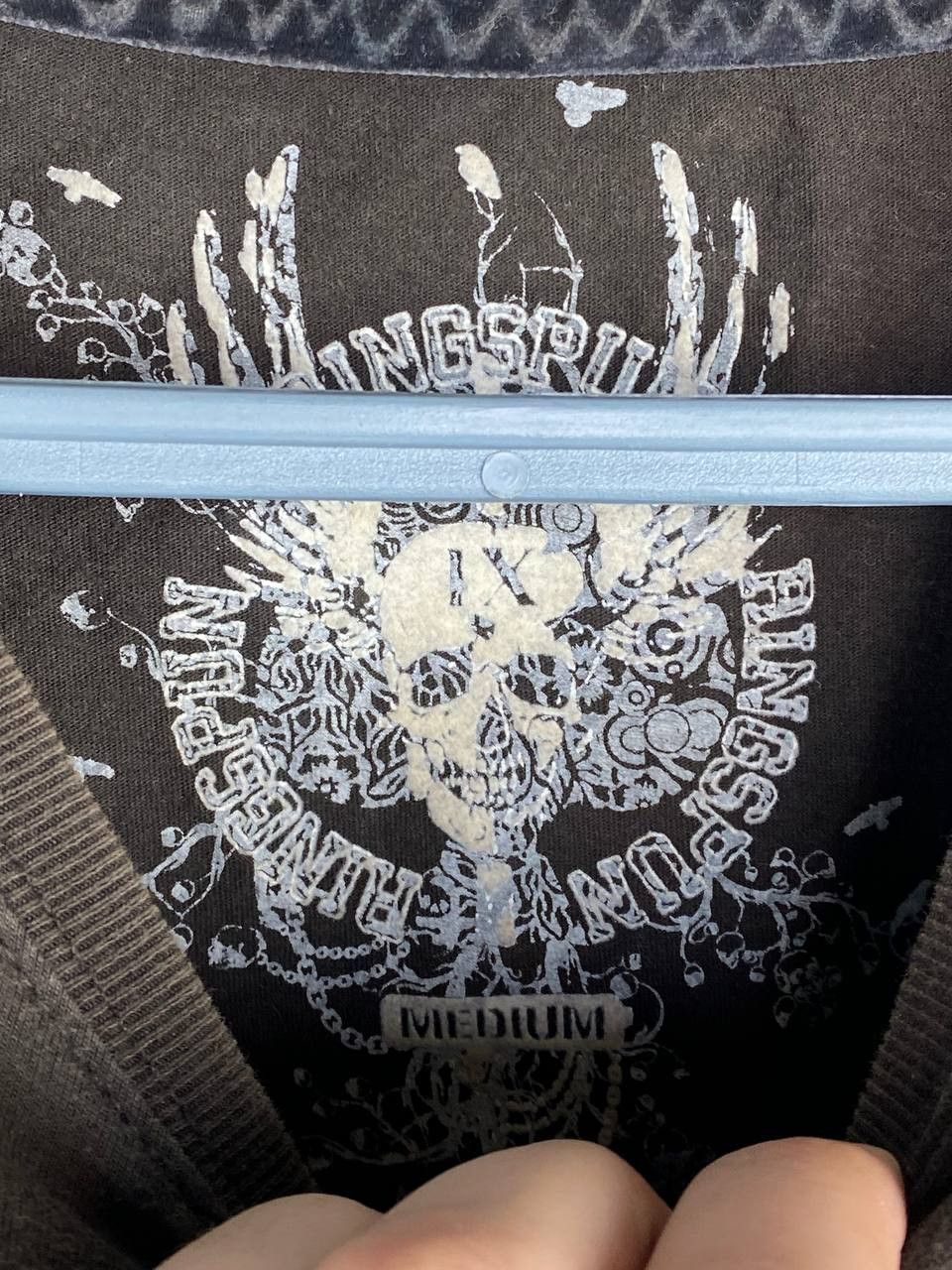 Japanese Brand × Ringspun Vintage y2k Ringspun Punk Japan Eagle Embroidery tshirt Size US XL / EU 56 / 4 - 6 Thumbnail