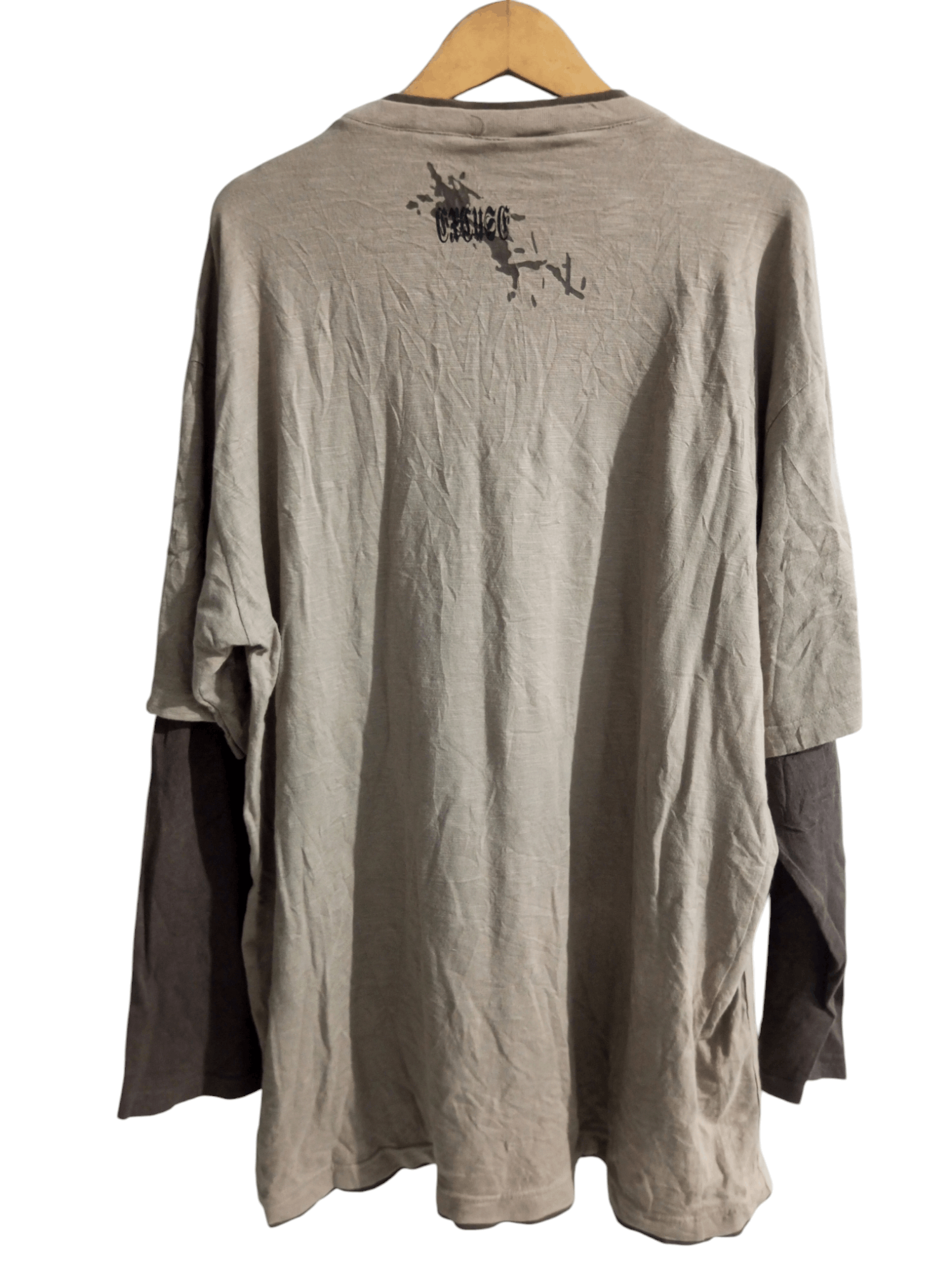 20471120 Y2k japan pract poem double layer long sleeve t shirt Size US XXL / EU 58 / 5 - 11 Thumbnail
