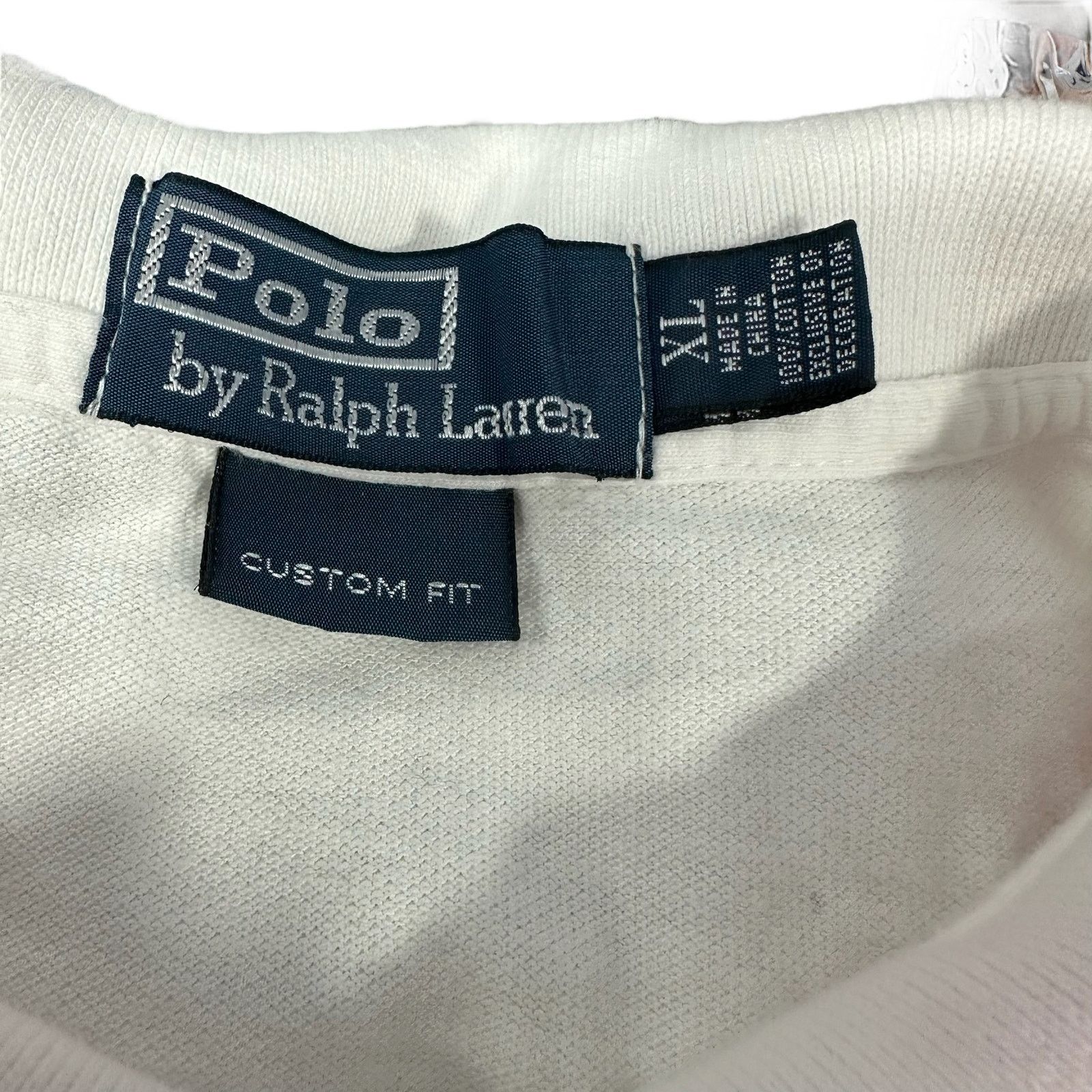 Polo Ralph Lauren Polo Ralph Lauren Custom Fit Cotton Polo Size US XL / EU 56 / 4 - 7 Thumbnail