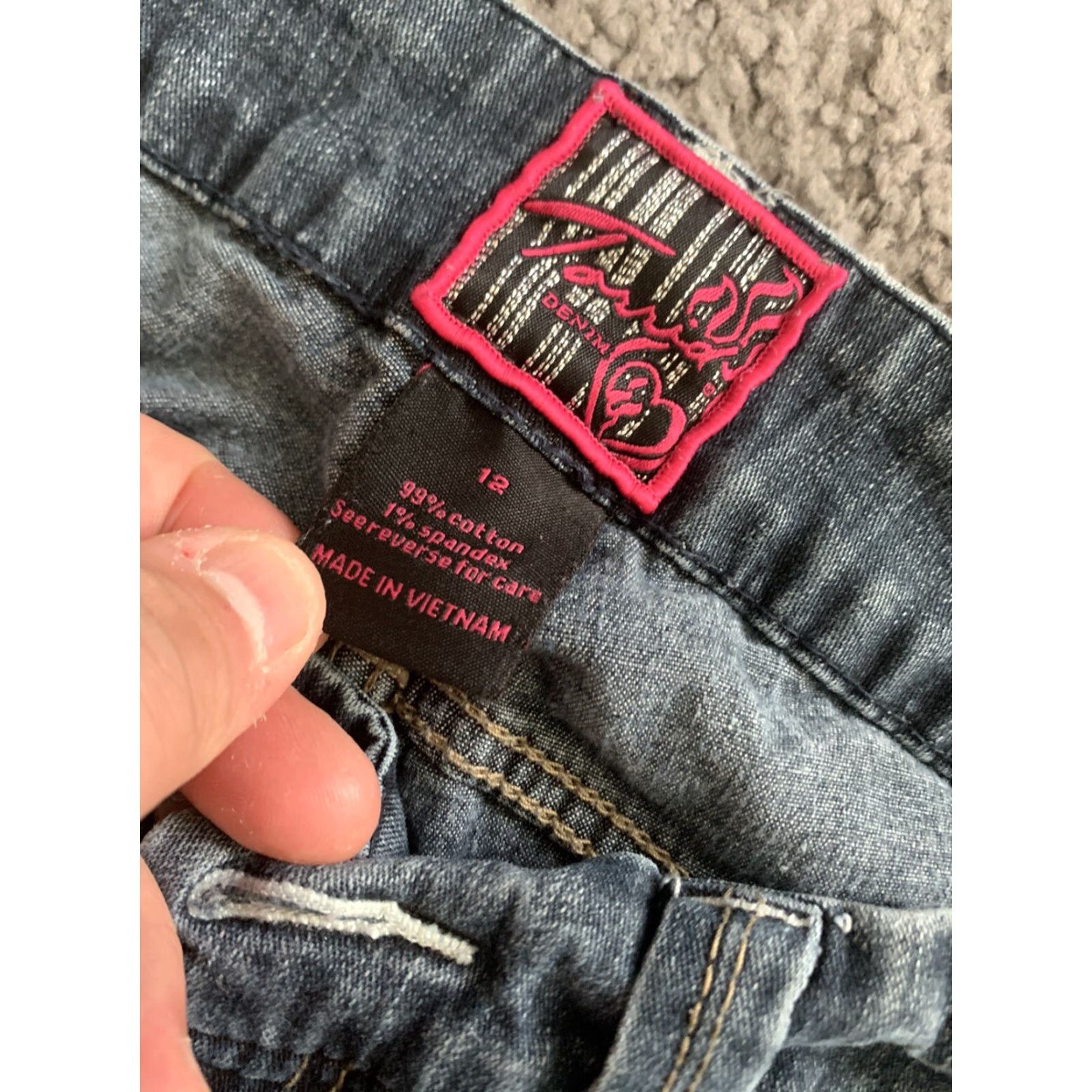 Torrid TORRID Denim Jeans Women Size 12 Dark Wash Straight Leg Comfort Stretch Pockets Classic Blue Size 34" / US 12 / IT 48 - 3 Thumbnail