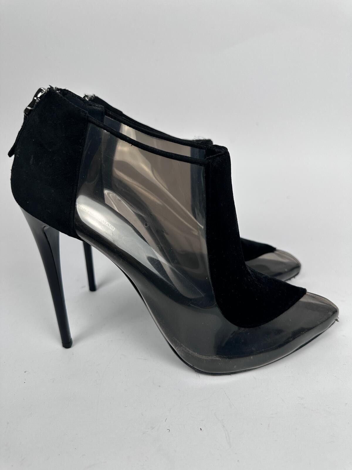 Emporio Armani Emporio Armani PVC Detail Heels Size US 10 / IT 40 - 4 Thumbnail