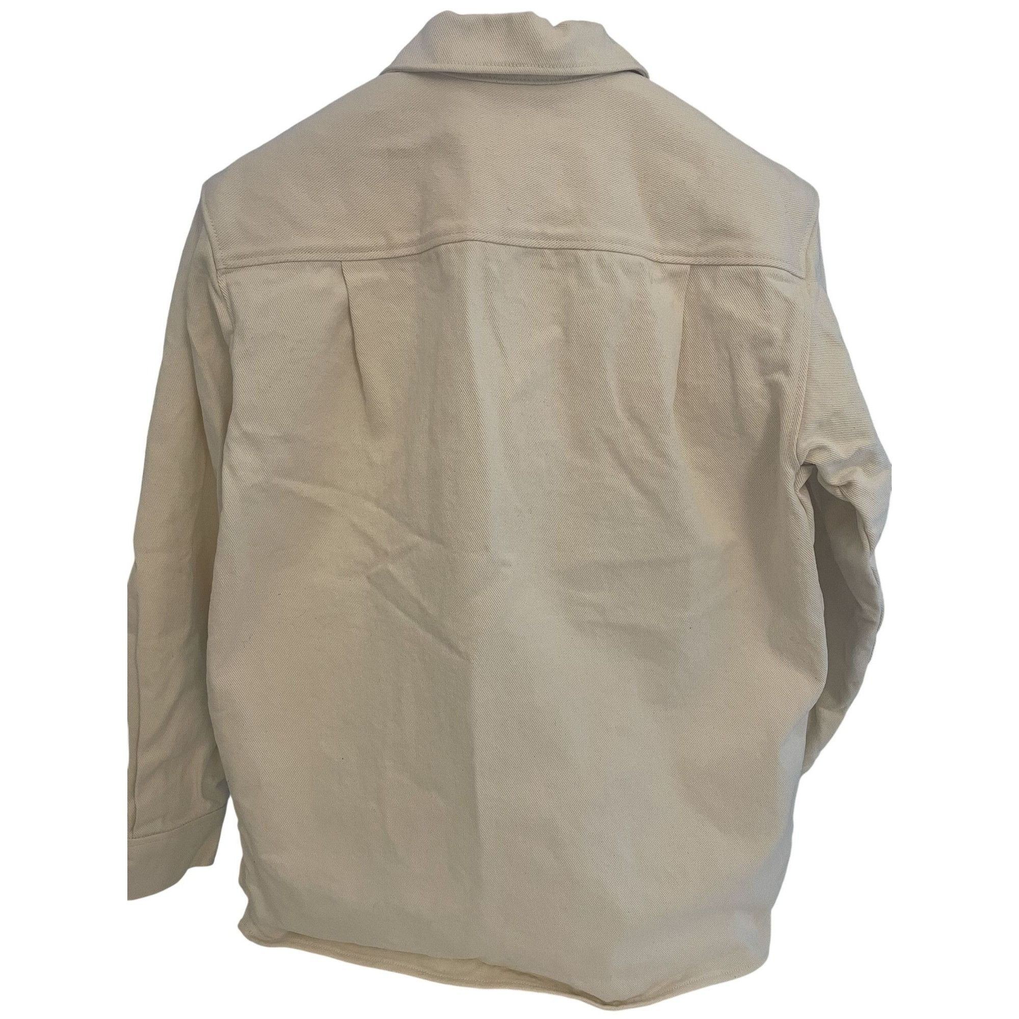 Alexander Wang Alexander Wang Mens Beige Long-Sleeve Button-Up Shirt With Z Size XS / US 0-2 / IT 36-38 - 2 Thumbnail