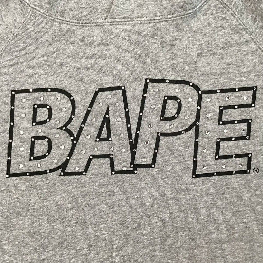 Bape × Swarovski Swarovski BAPE Logo Pullover Hoodie a bathing ape NIGO Size US M / EU 48-50 / 2 - 3 Thumbnail