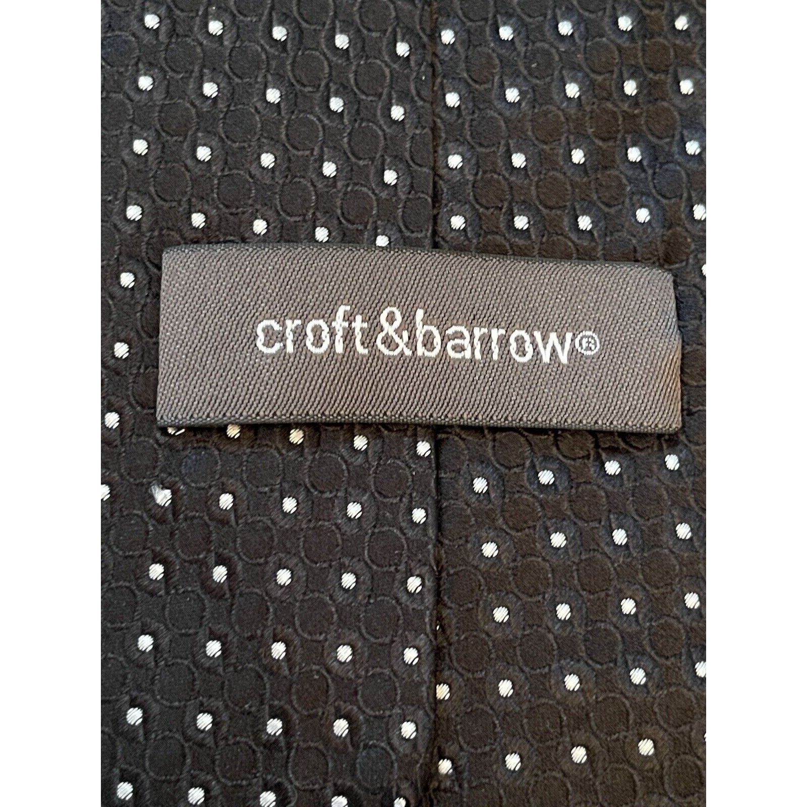 Croft & Barrow Croft & Barrow Black Hand Made 100% Silk Made In China Size ONE SIZE - 8 Thumbnail
