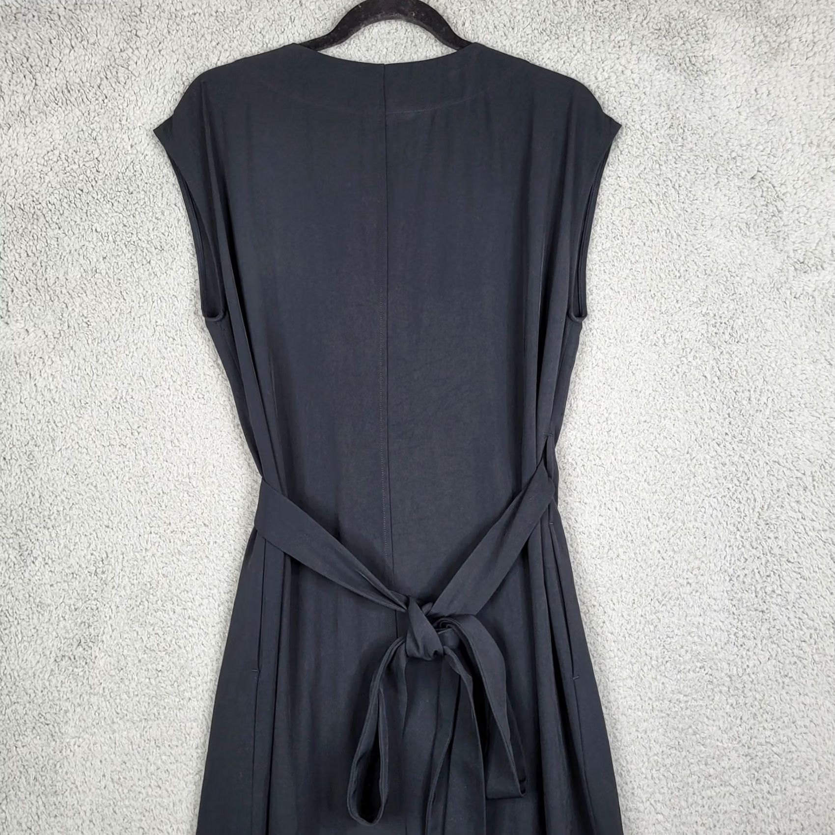 Everlane Evelane Womens black Cap sleeve Wrap dress Size 4 - Casual, Size S / US 4 / IT 40 - 5 Thumbnail