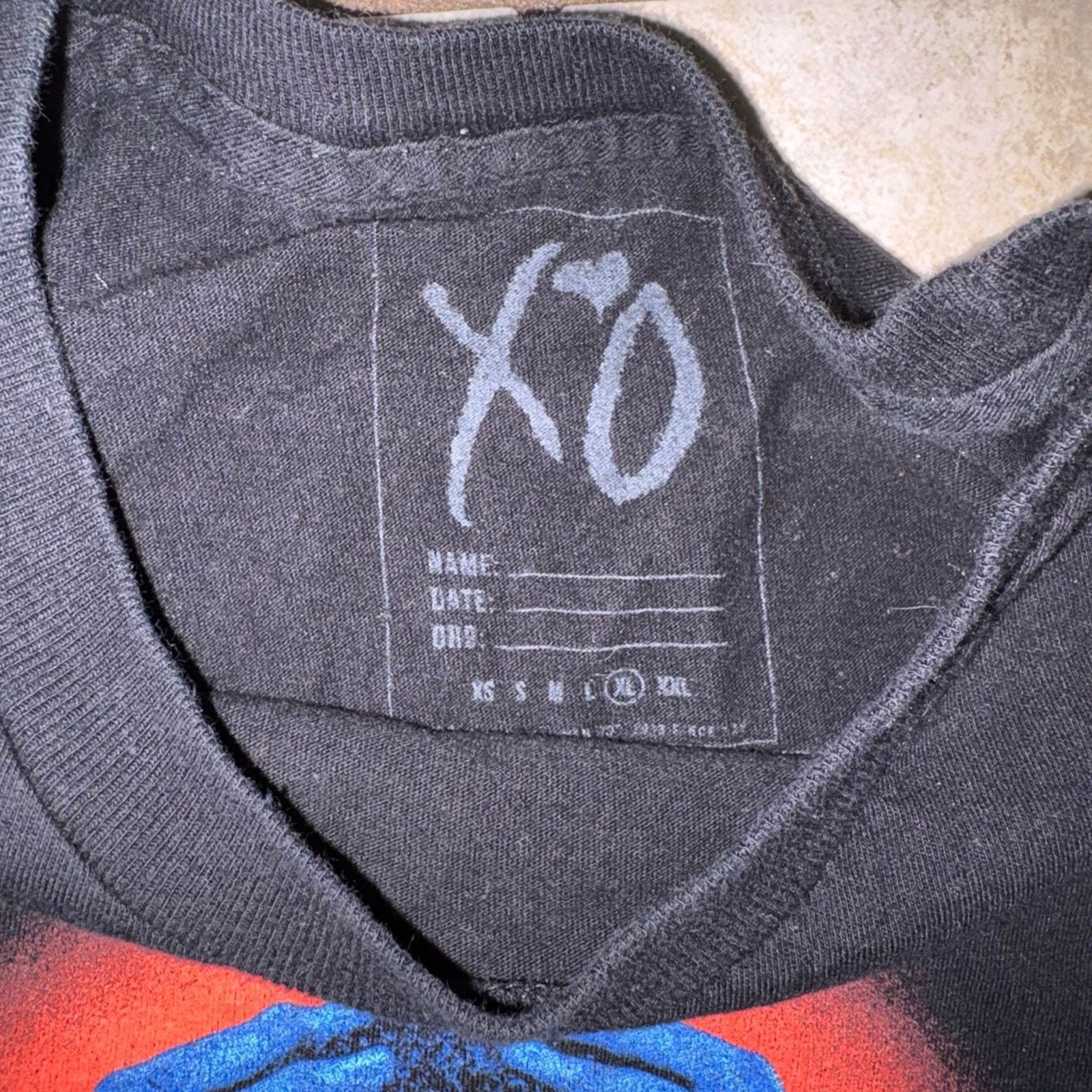 The Weeknd Weekend star boy XL tour promo shirt 2017 Size US XL / EU 56 / 4 - 3 Thumbnail
