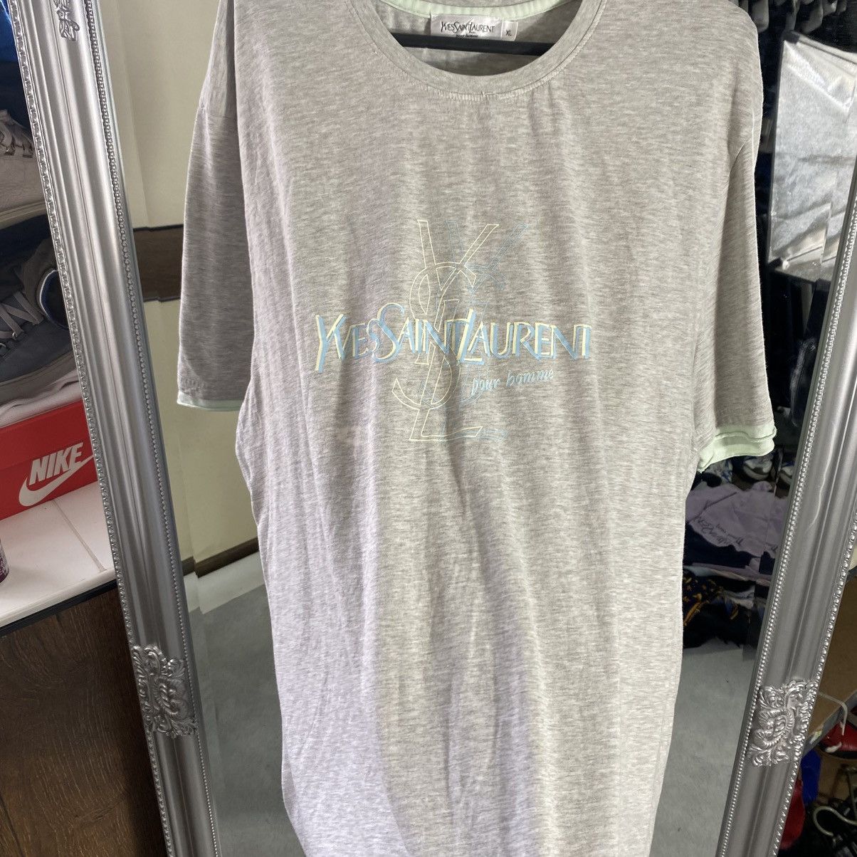 Yves Saint Laurent YSL tee, big logo, YSL t-shirt, Yves Saint Laurent Size US XL / EU 56 / 4 - 3 Thumbnail