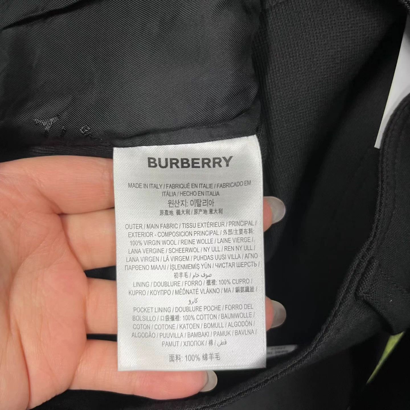 Burberry Burberry Black Panel Grain Short 50 Size US 34 / EU 50 - 5 Thumbnail