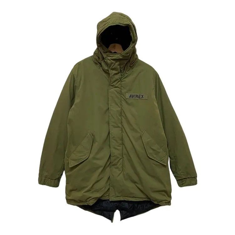 🇺🇸RARE‼️ Avirex Made in USA Military Fishtail Parka