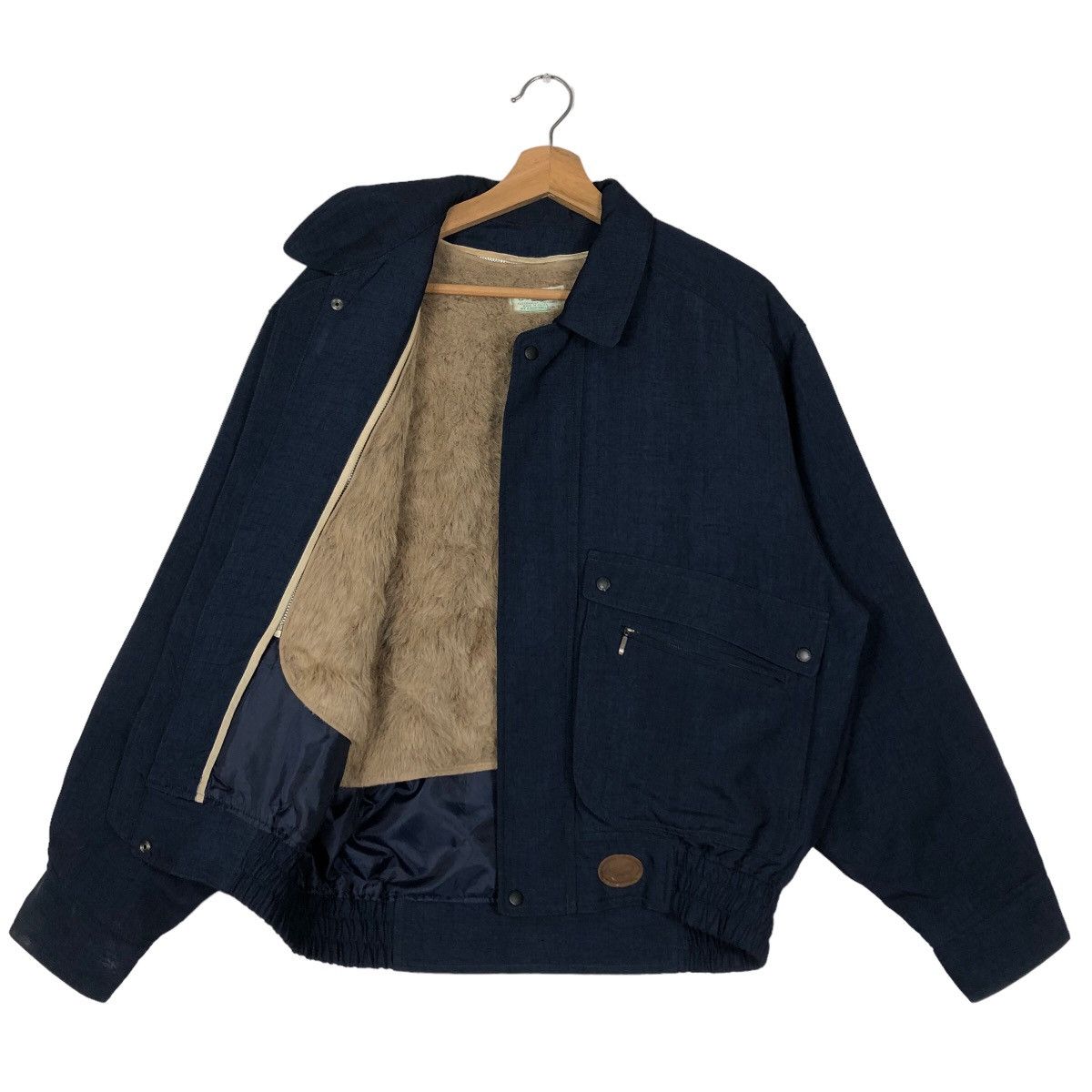 Japanese Brand 🔥Vintage Bomber Jacket Military Crocodile Issey Miyake Size US M / EU 48-50 / 2 - 8 Thumbnail
