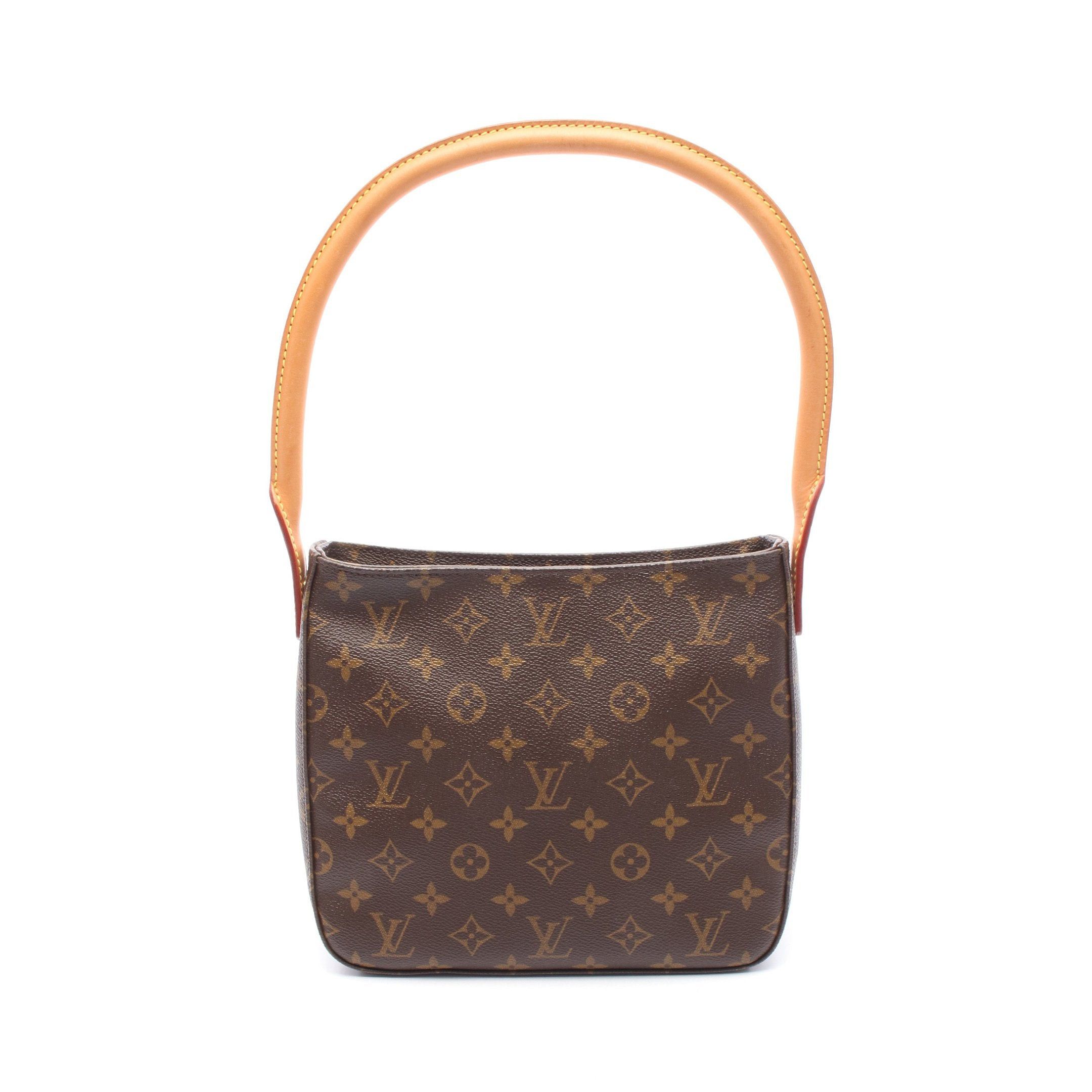 Louis Vuitton Louis Vuitton Looping Mm Monogram Shoulder Bag Leather Brown Size ONE SIZE - 1 Thumbnail