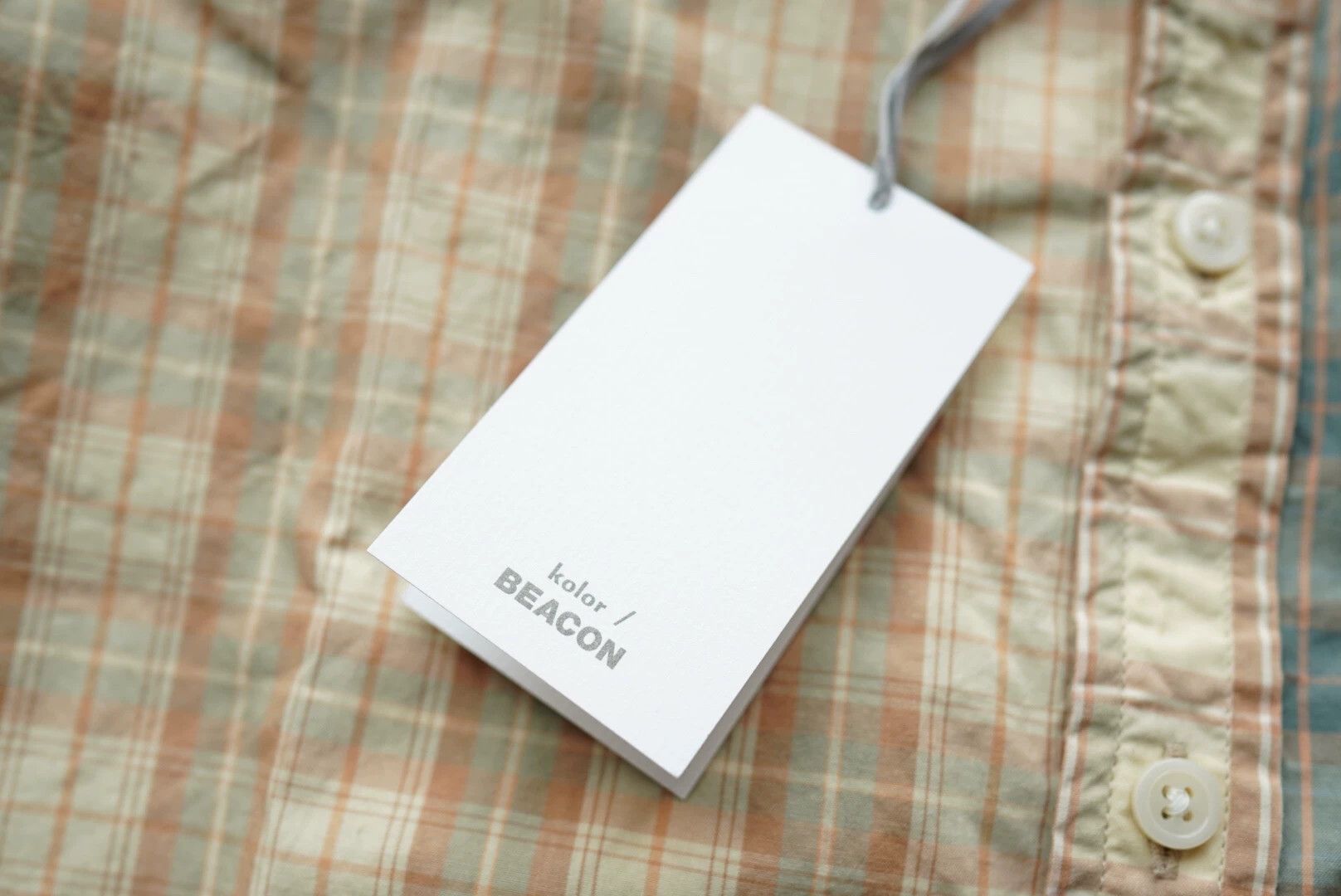 Other kolor beacon check panel shirt size 1 New Unused Size US S / EU 44-46 / 1 - 4 Thumbnail