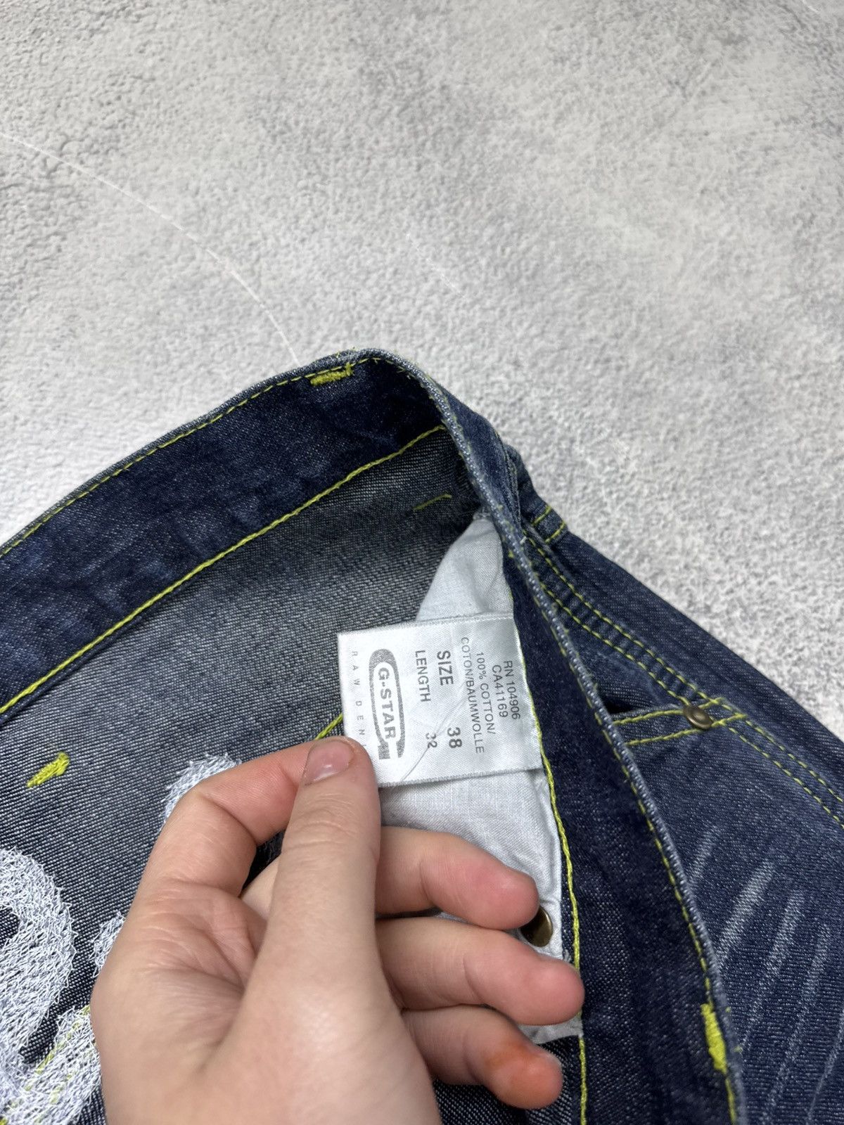 G-Star Vintage Y2k G Star Denim Jeans Big Logo 01 Size US 38 / EU 54 - 18 Thumbnail