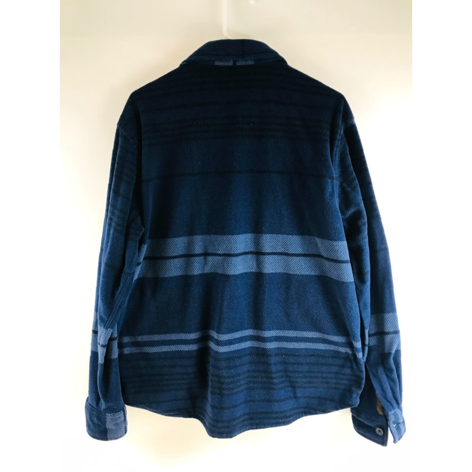 Chaps Chaps Shirt Mens Medium Blue Fleece Button Up with Pockets Shirt Size US M / EU 48-50 / 2 - 2 Thumbnail